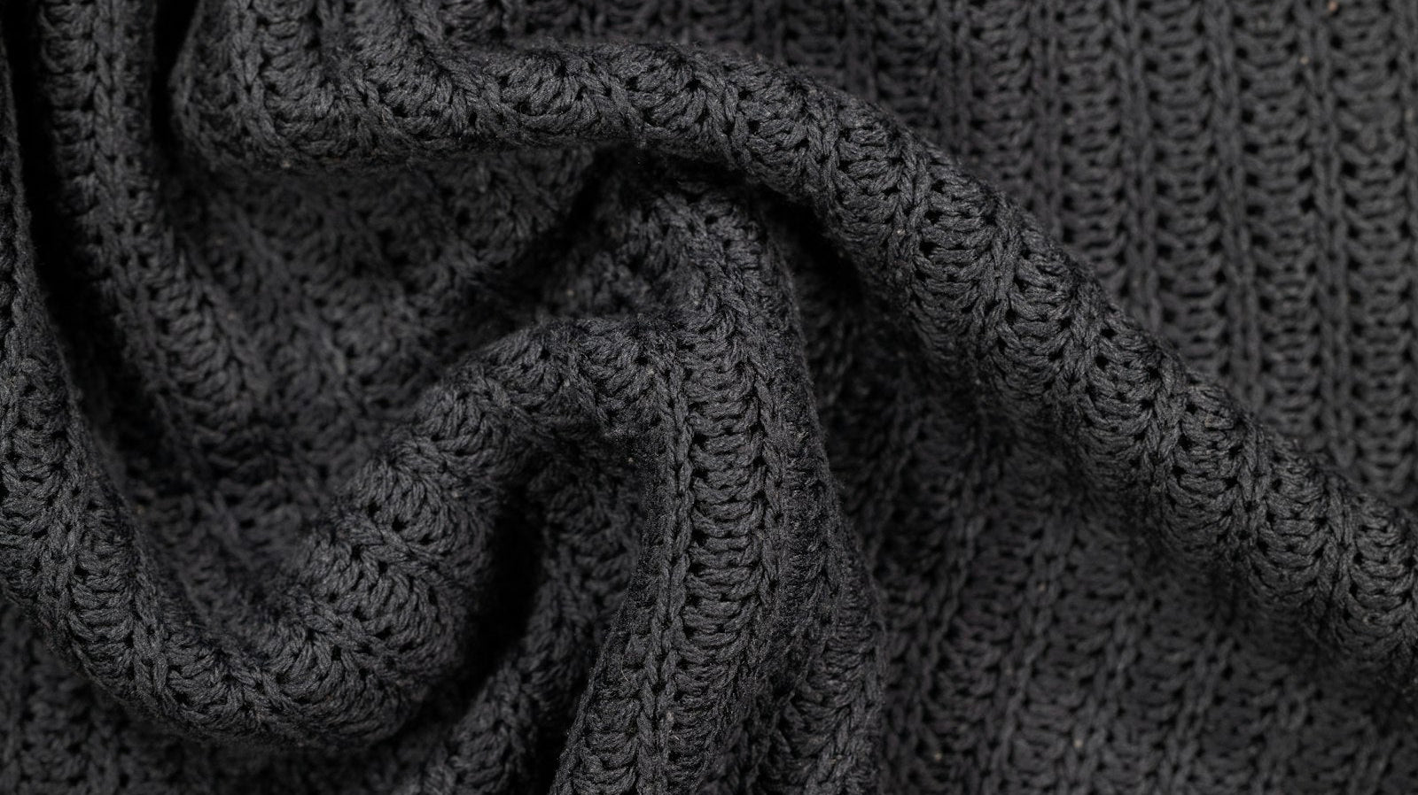 Elastisches Strickgewebe in Nahaufnahme