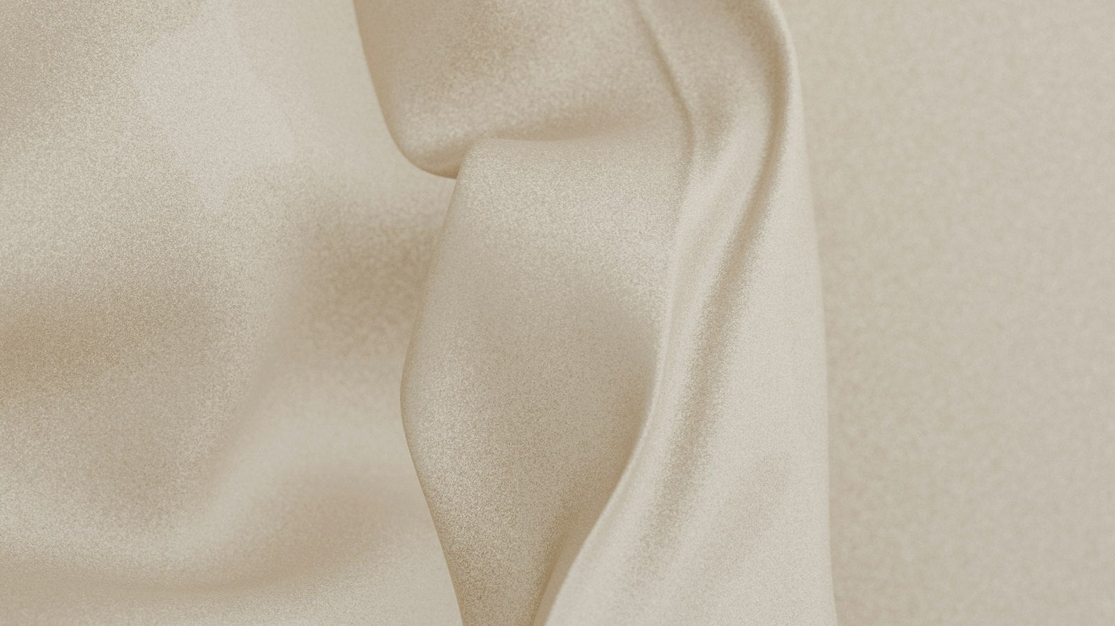 Weiches, helles Textil in Nahaufnahme