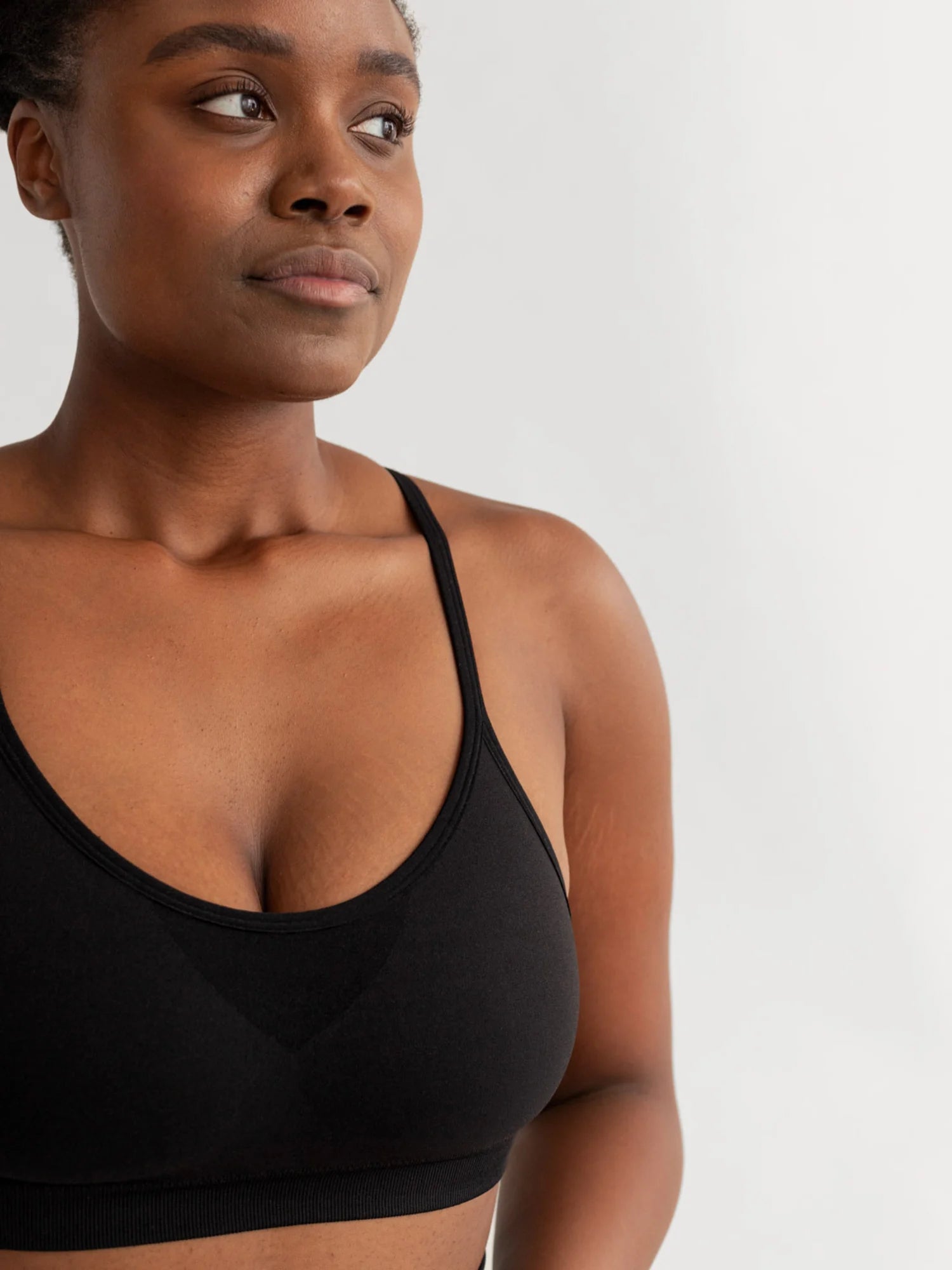Bustier mit schmalen Trägern, ungepolstert, Ringerrücken