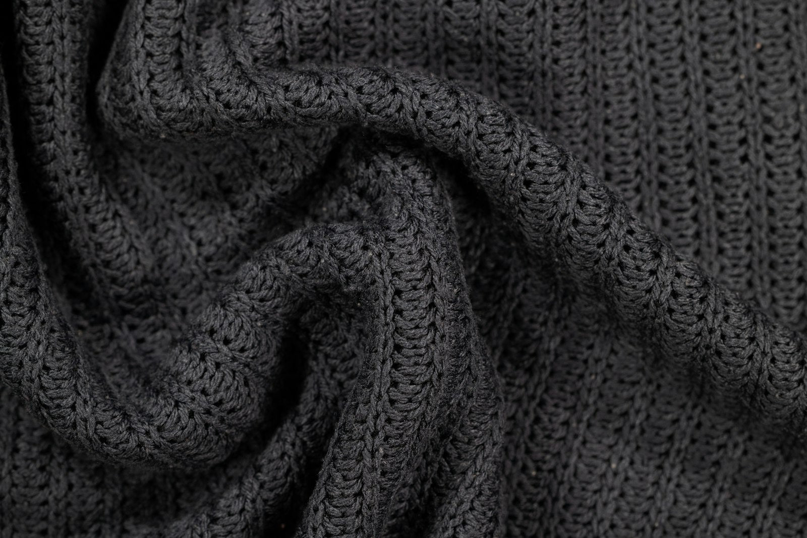 Elastisches Strickgewebe in Nahaufnahme