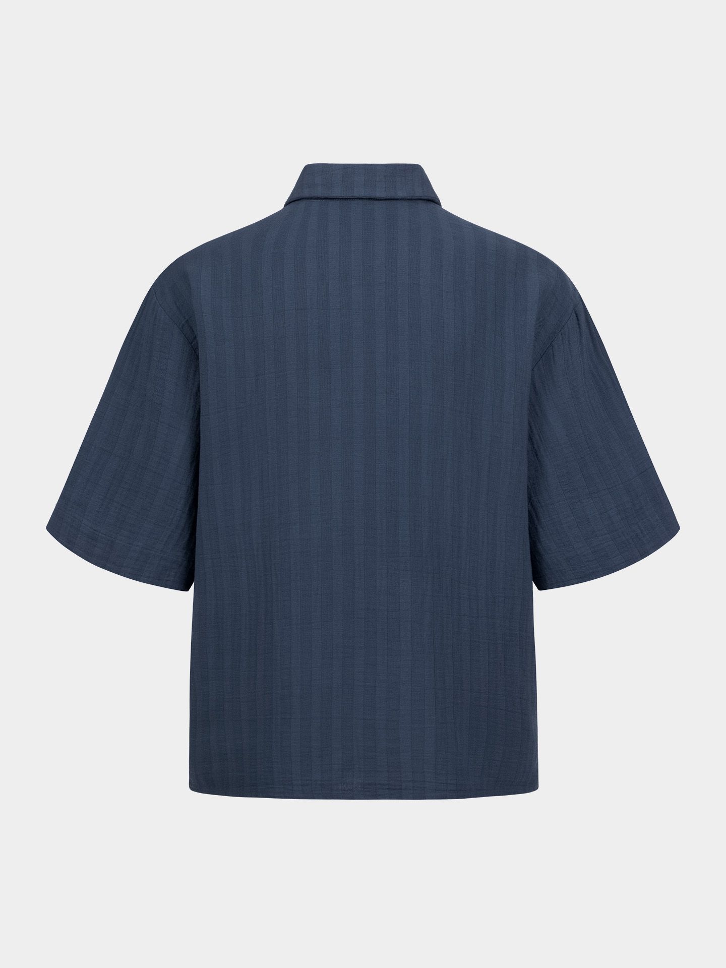 Simply Cotton Kurzarmhemd mitternachtblau L