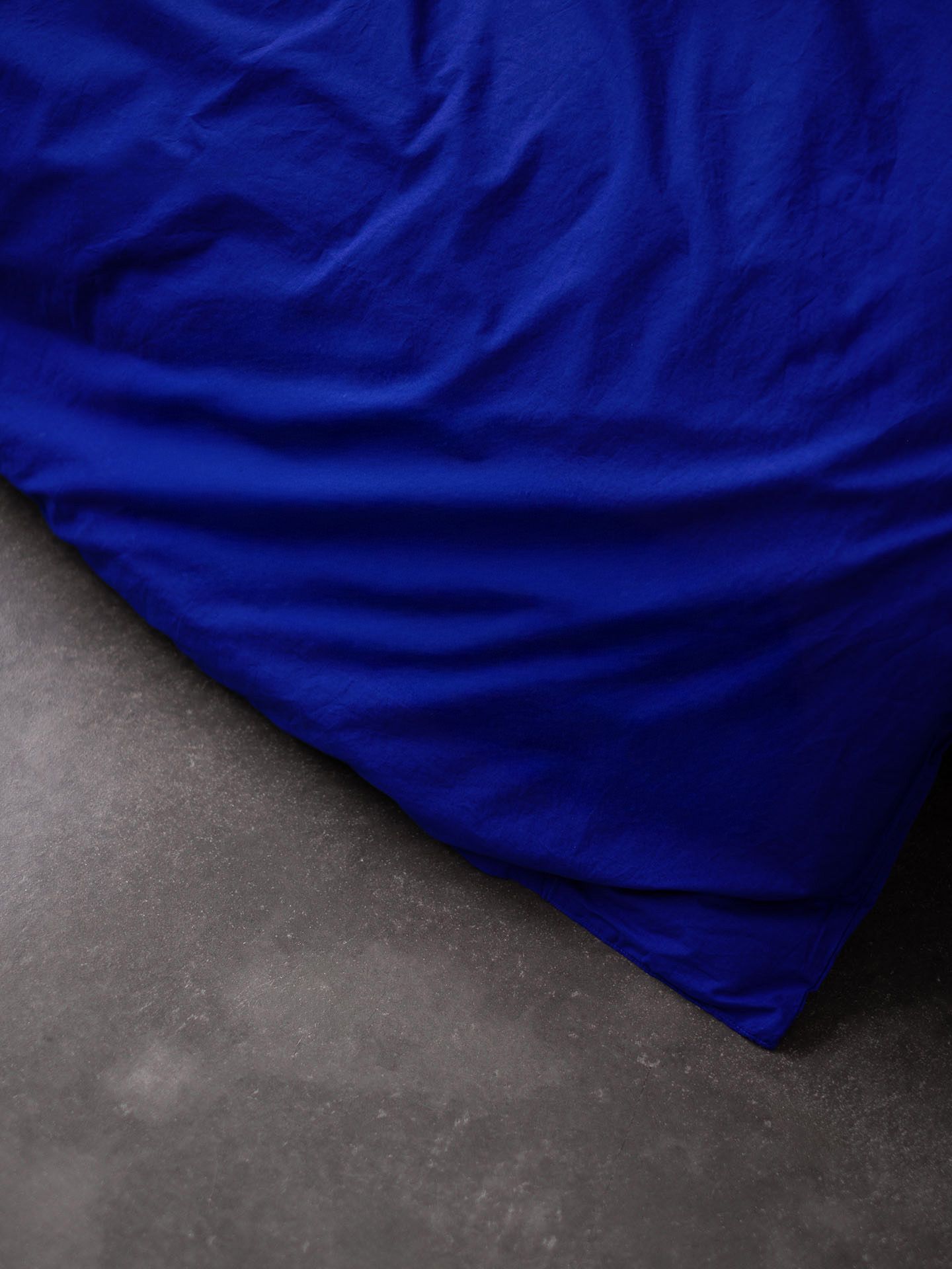 allesorten x erlich textil Finn comforter cover bright blue 140x200