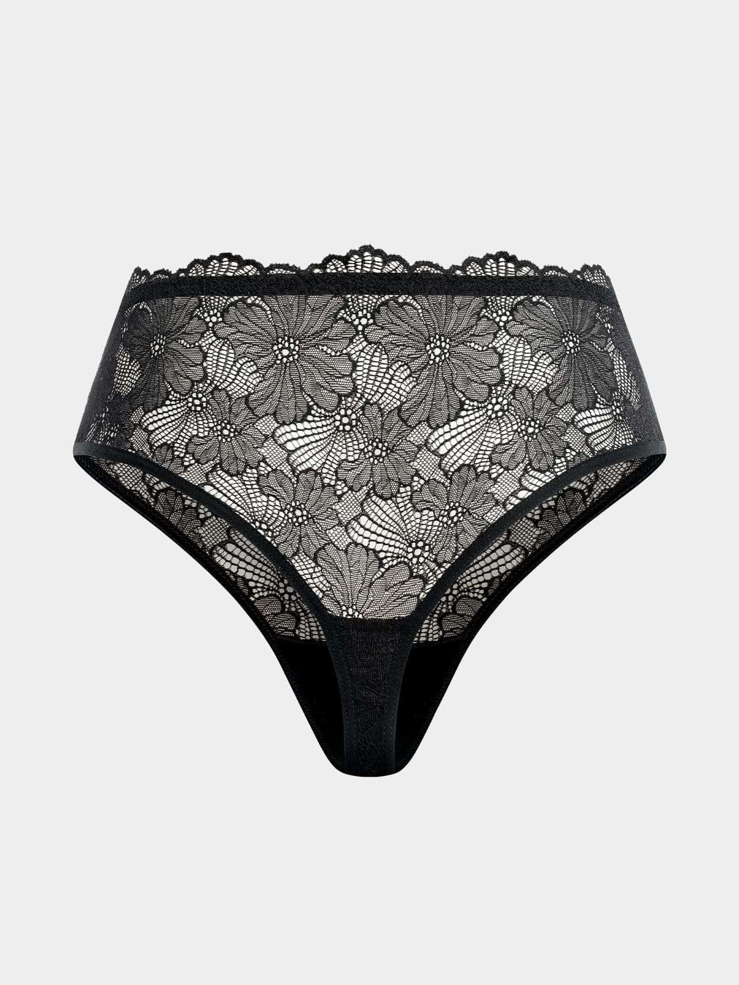 Classy Lace Brazil Slip schwarz  38