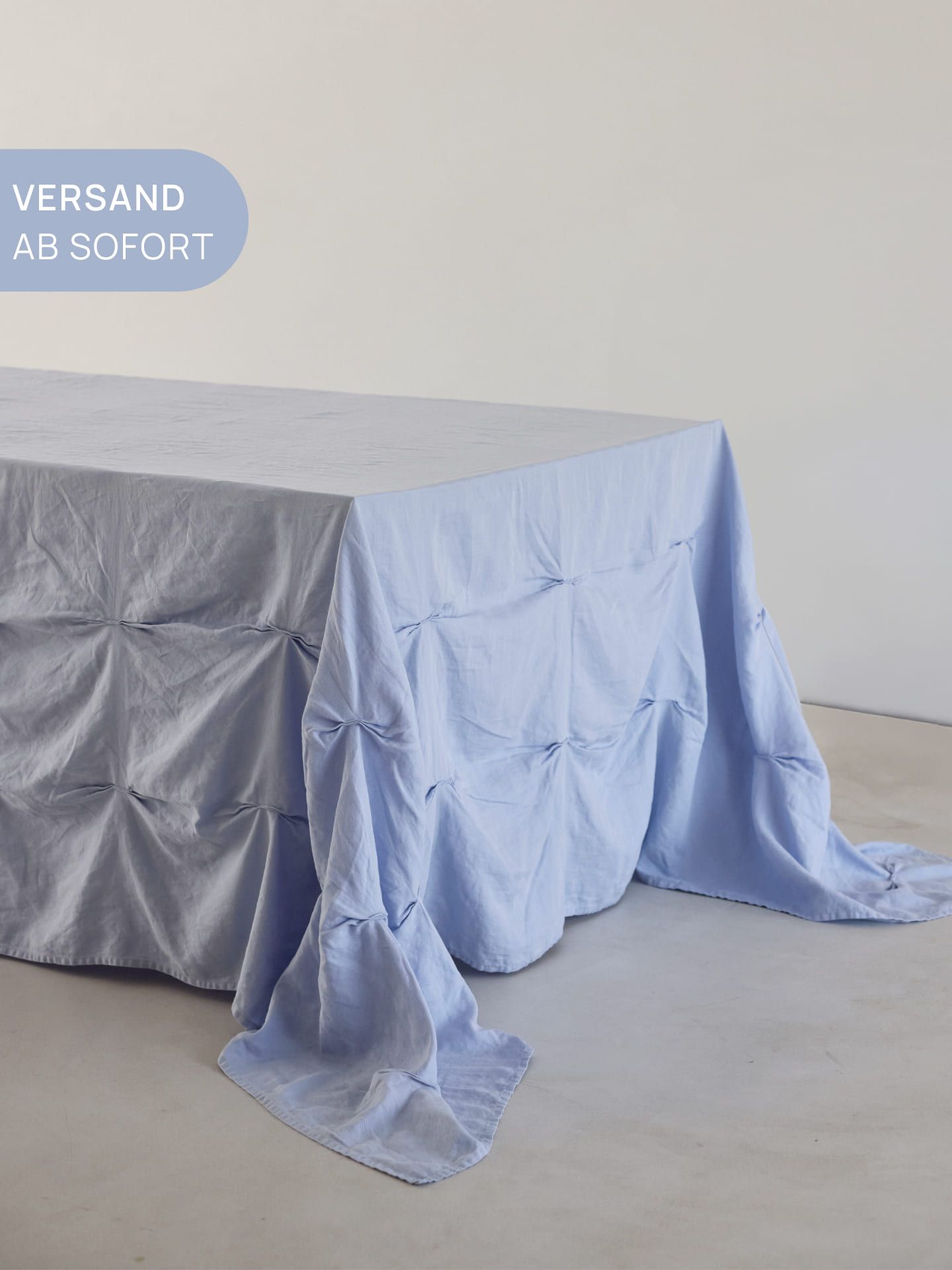 onomao x erlich textil draped tablecloth soft blue 260x420