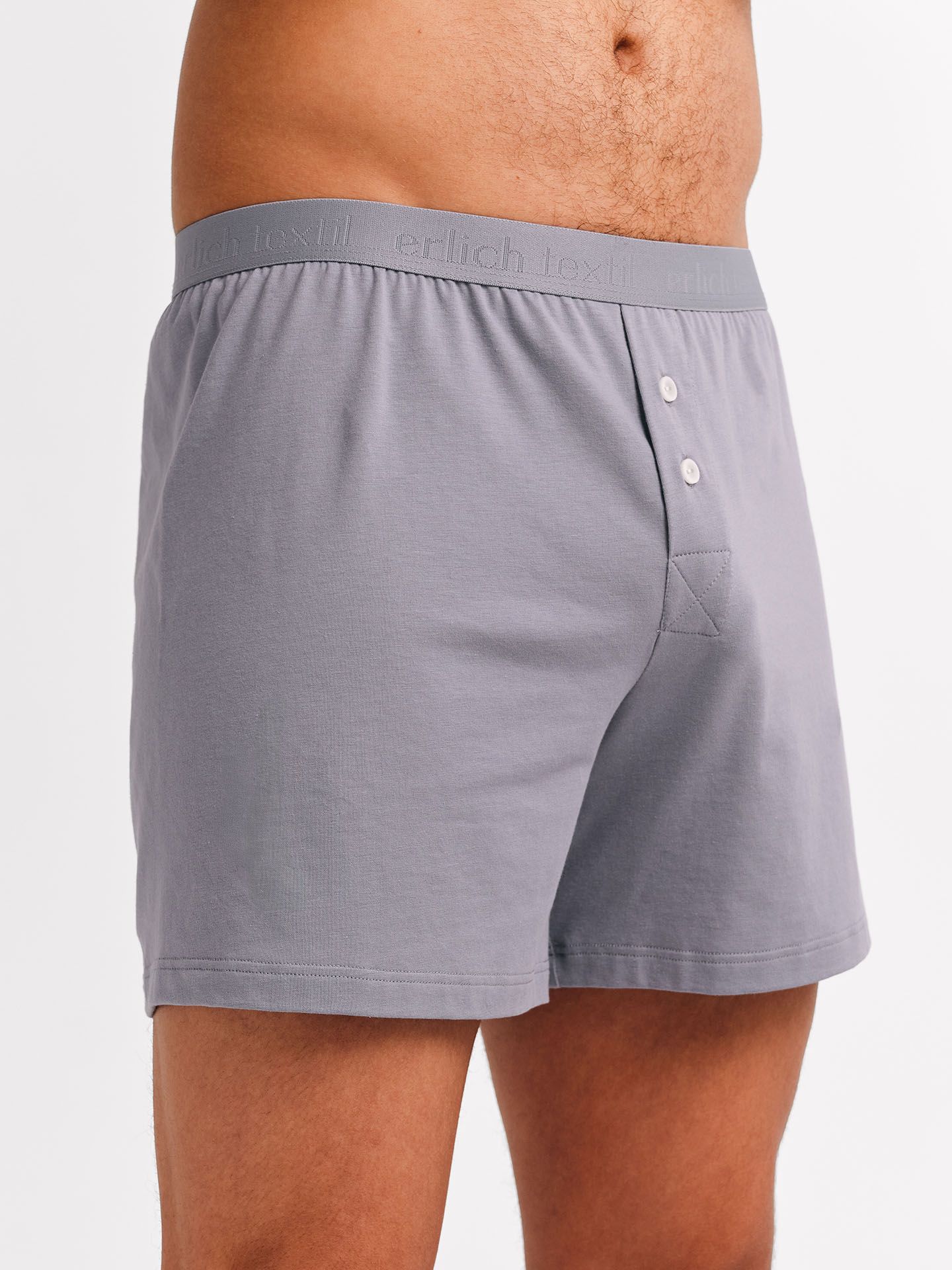 Casual Cotton Boxers steingrau L