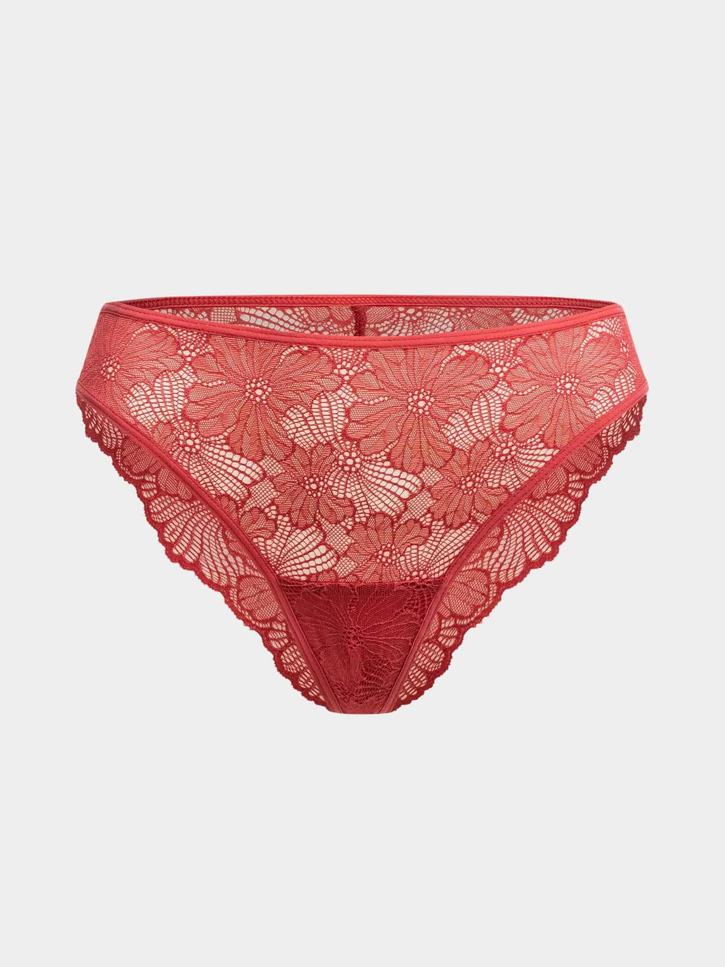 Classy Lace Slip granatapfel  38