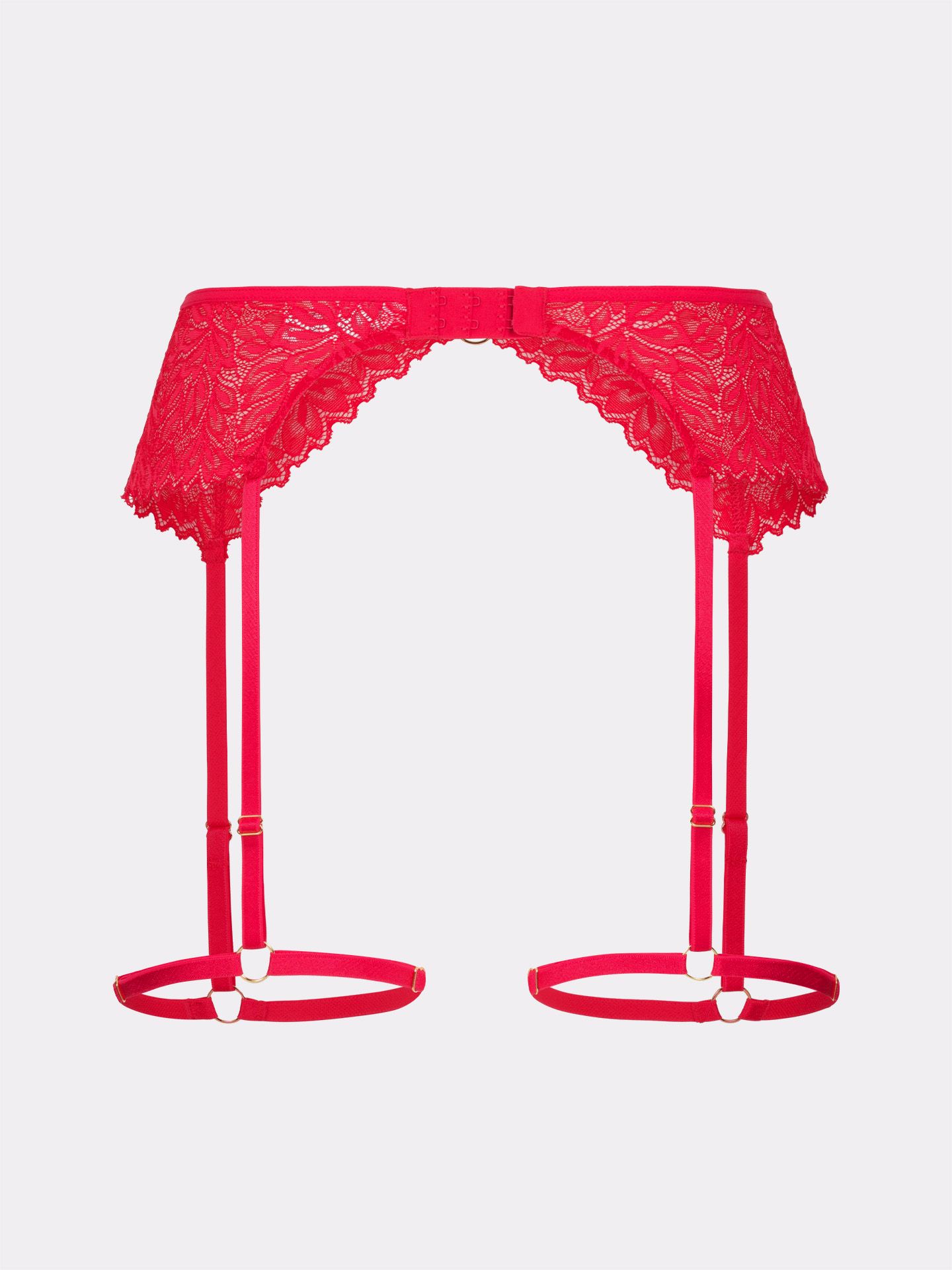 Dreamy Lace Strumpfhalter chili red 34/36