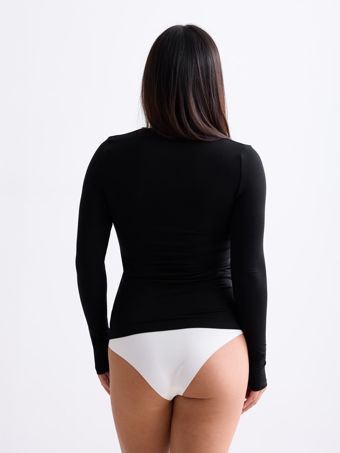 Light Touch Ballet Neck Longsleevet black 38