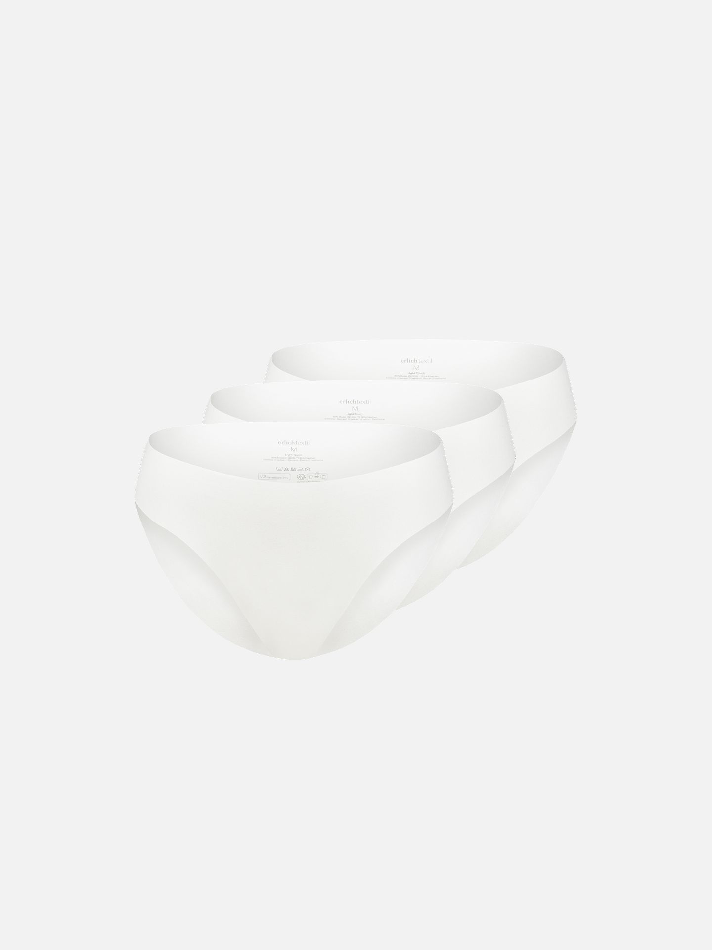 Light Touch Briefs in a pack of 3 ecru XL