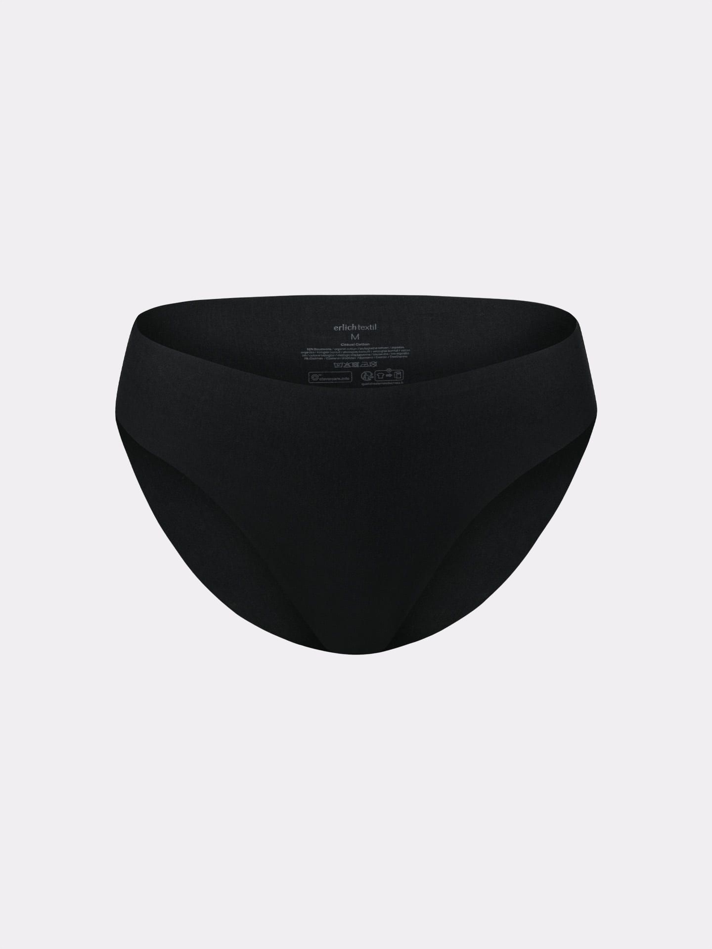 Casual Cotton Slip schwarz XXL