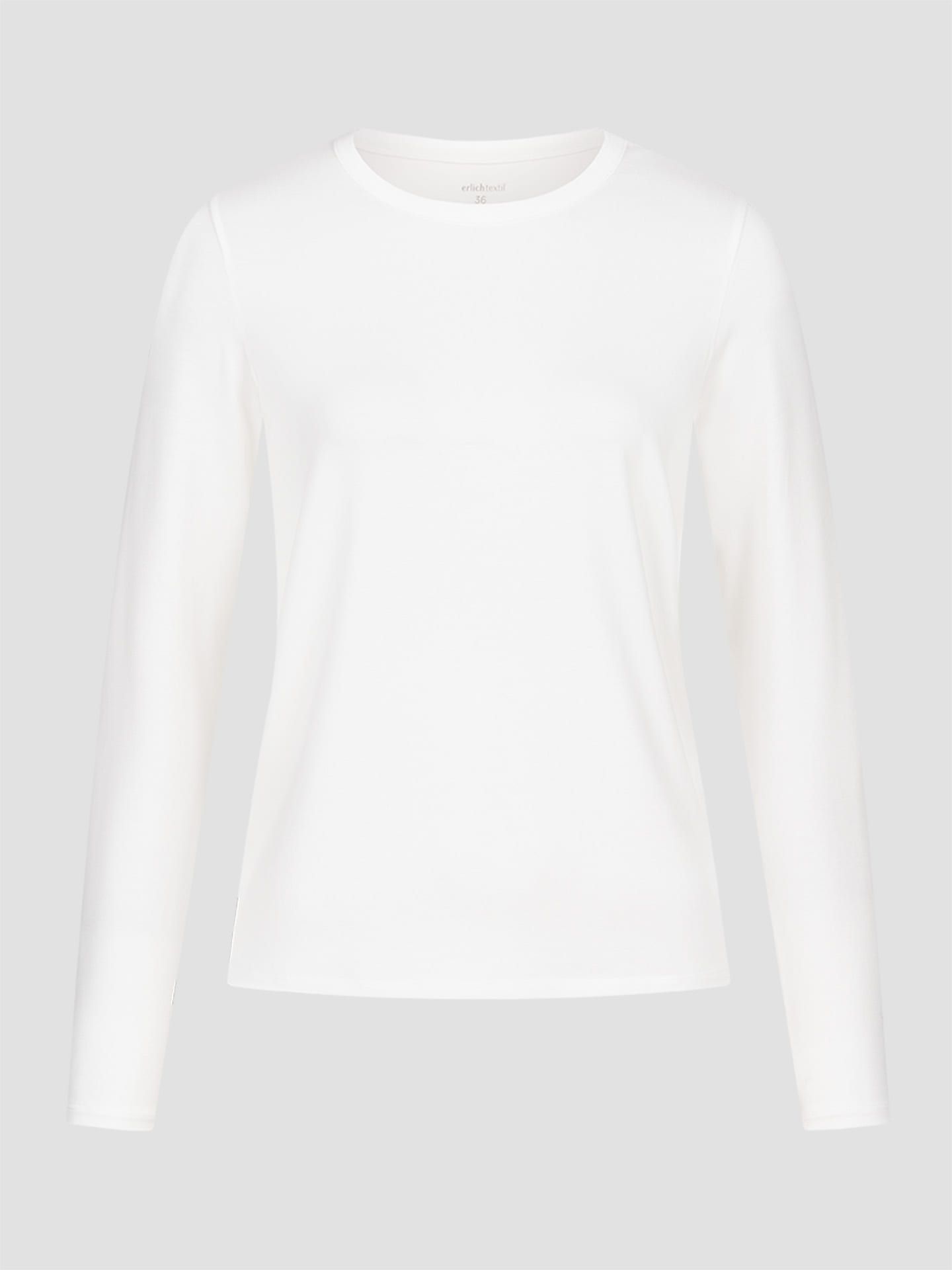 Light Touch lockeres Langarmshirt ecru 36