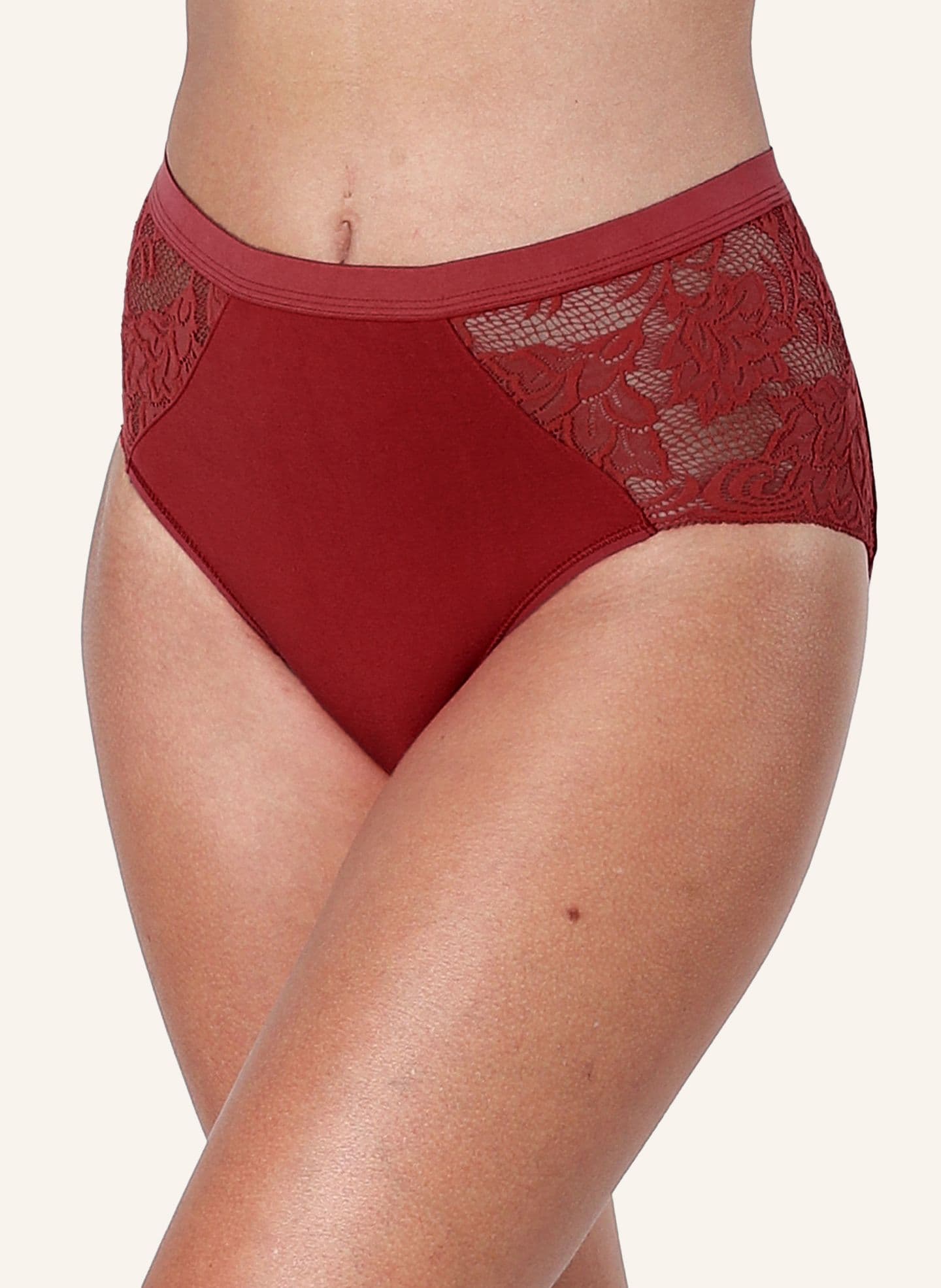 Margarete waist briefs wine red 38