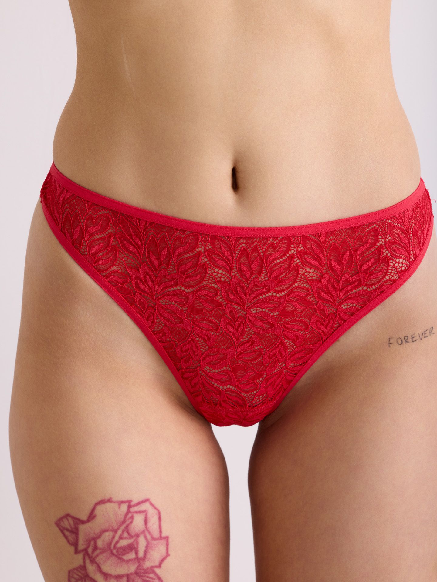 Dreamy Lace Brazil Briefs chili red 42
