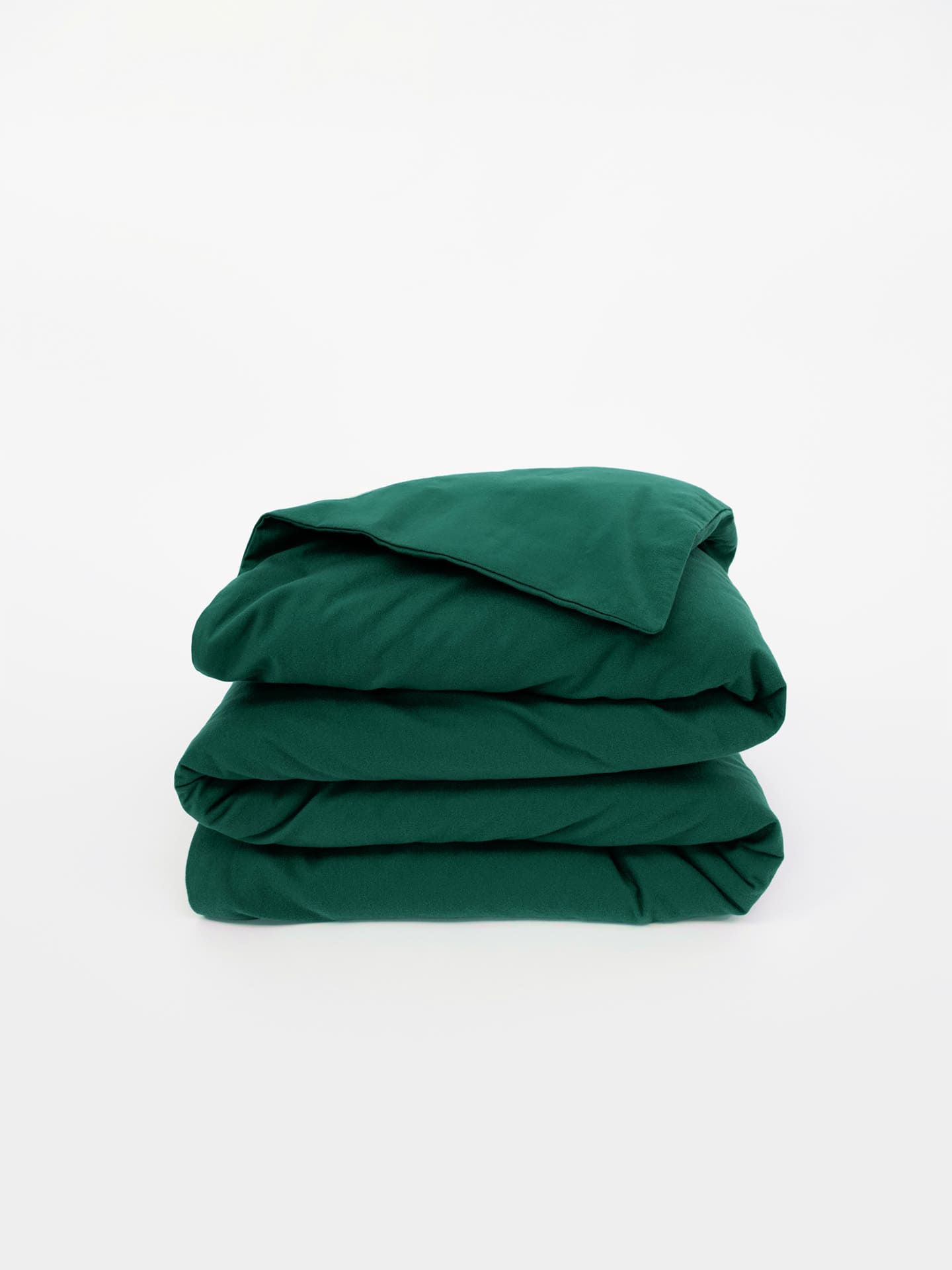 Cotton Select Bettdeckenbezug waldgrün 200x200