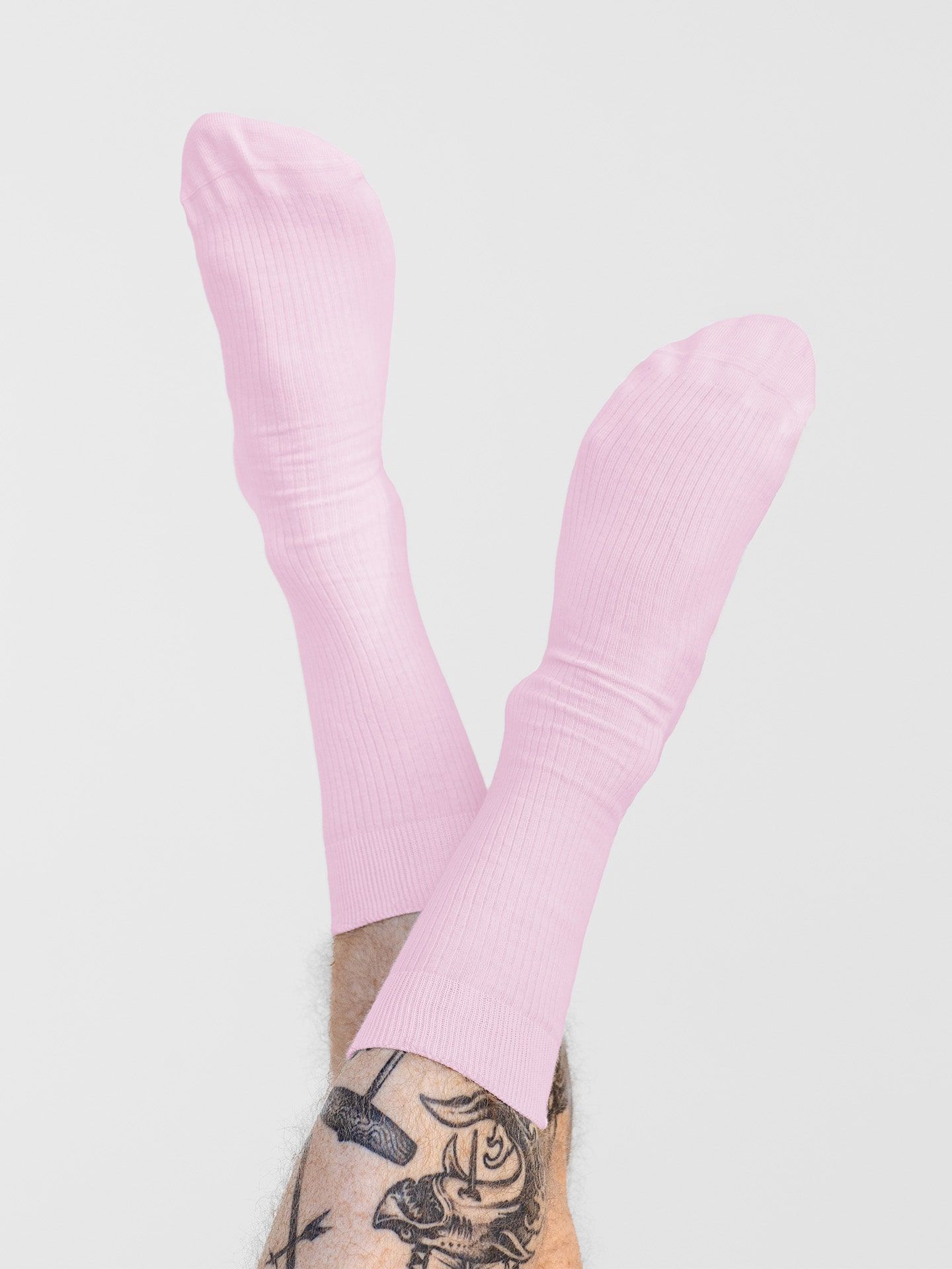 Casual Cotton Ribbed socks in a 3-pack cotton candy 39-42
