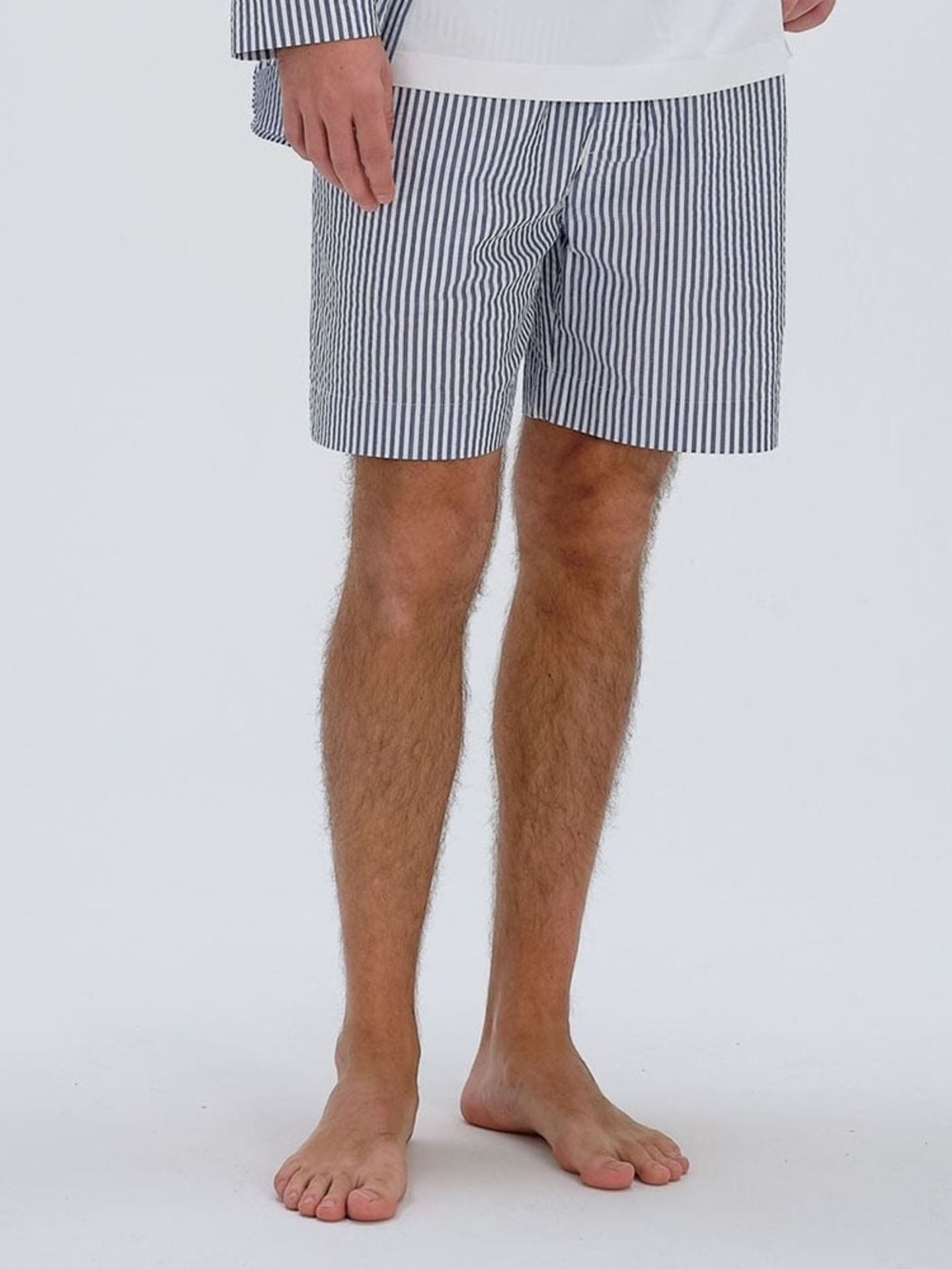 Avonté Pyjama Shorts classic blue stripe Nightwear Size L