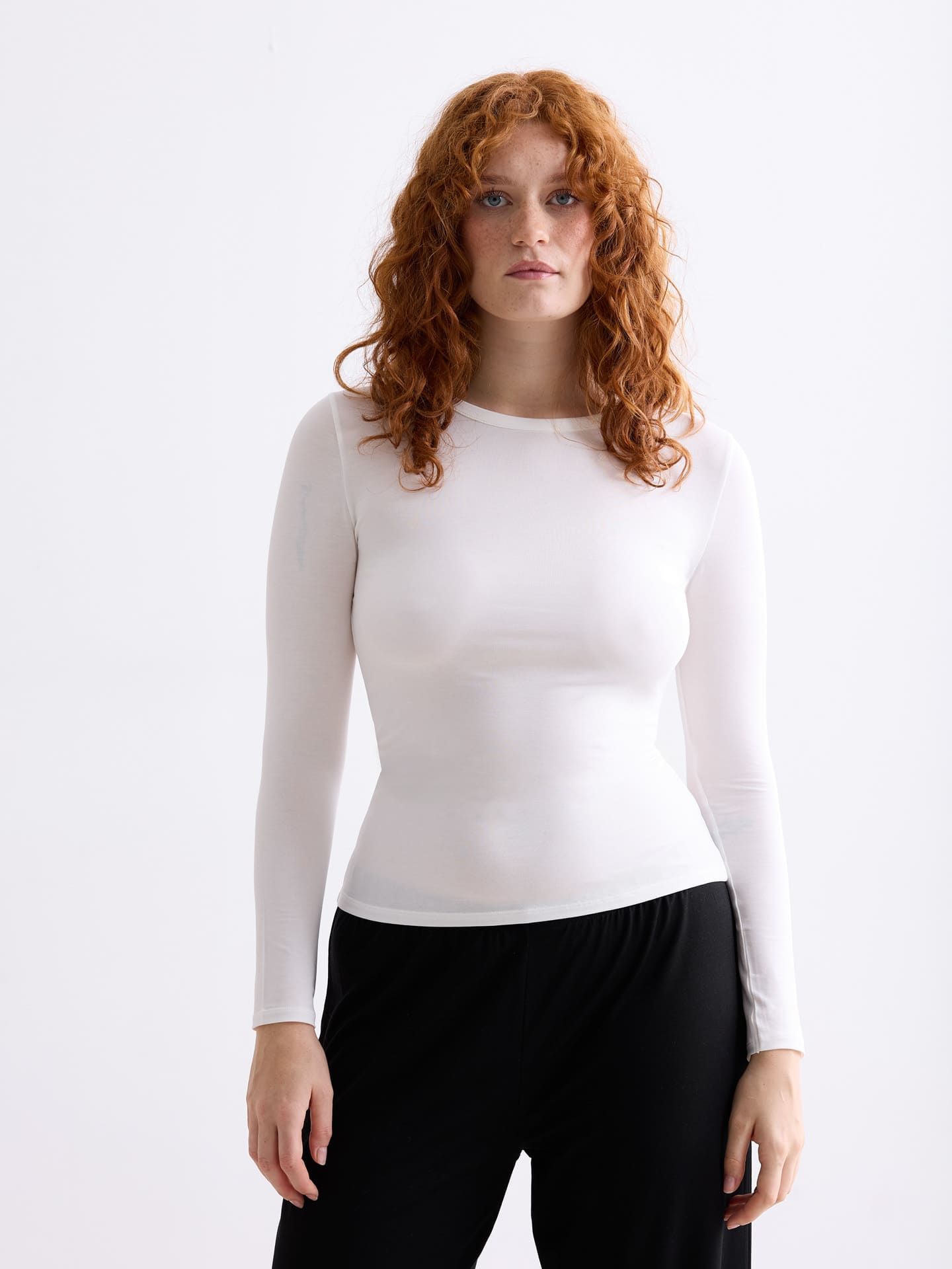 Light Touch Fitted Longsleeve ecru 44