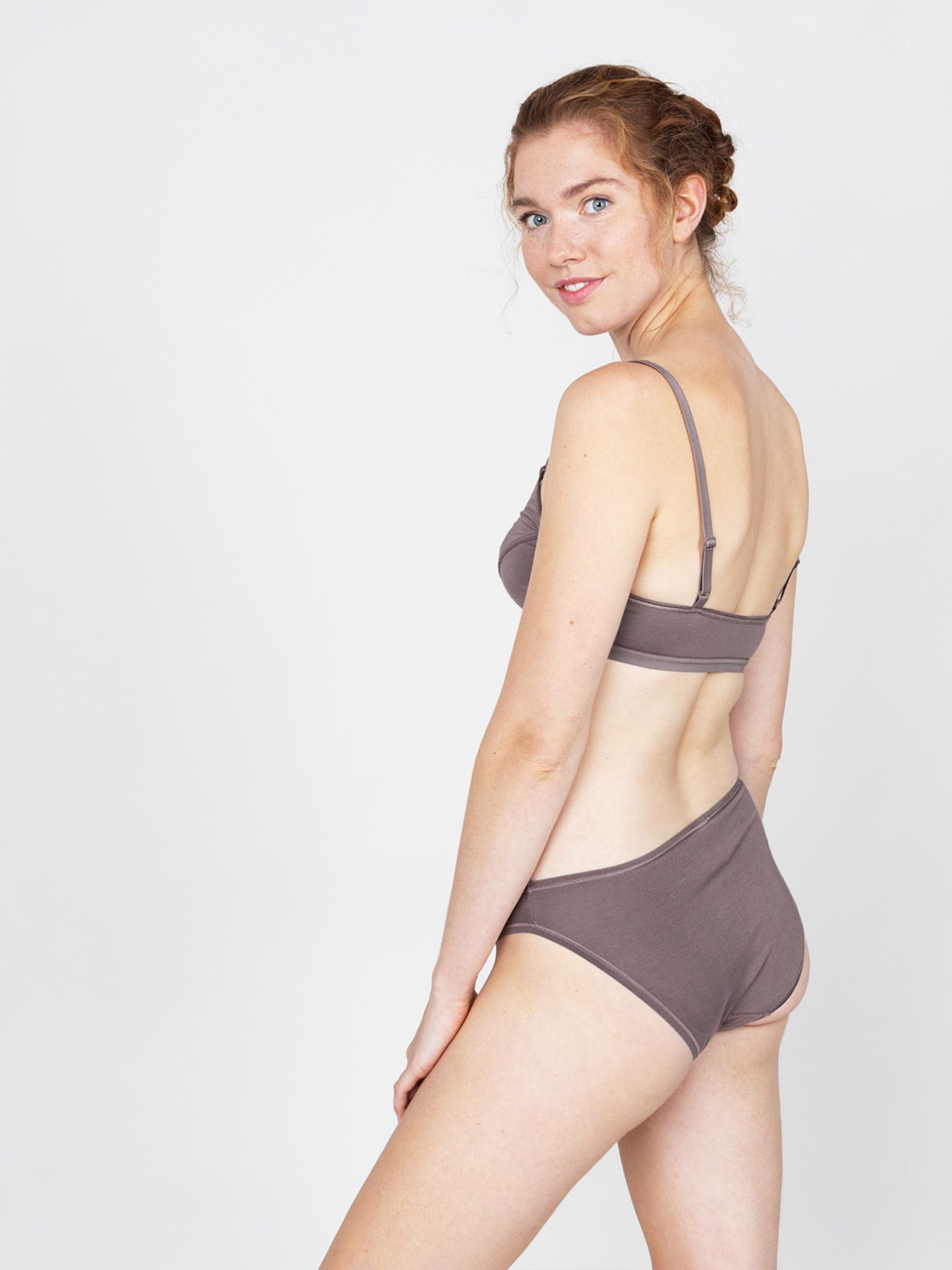 Edith Bustier mokka 38