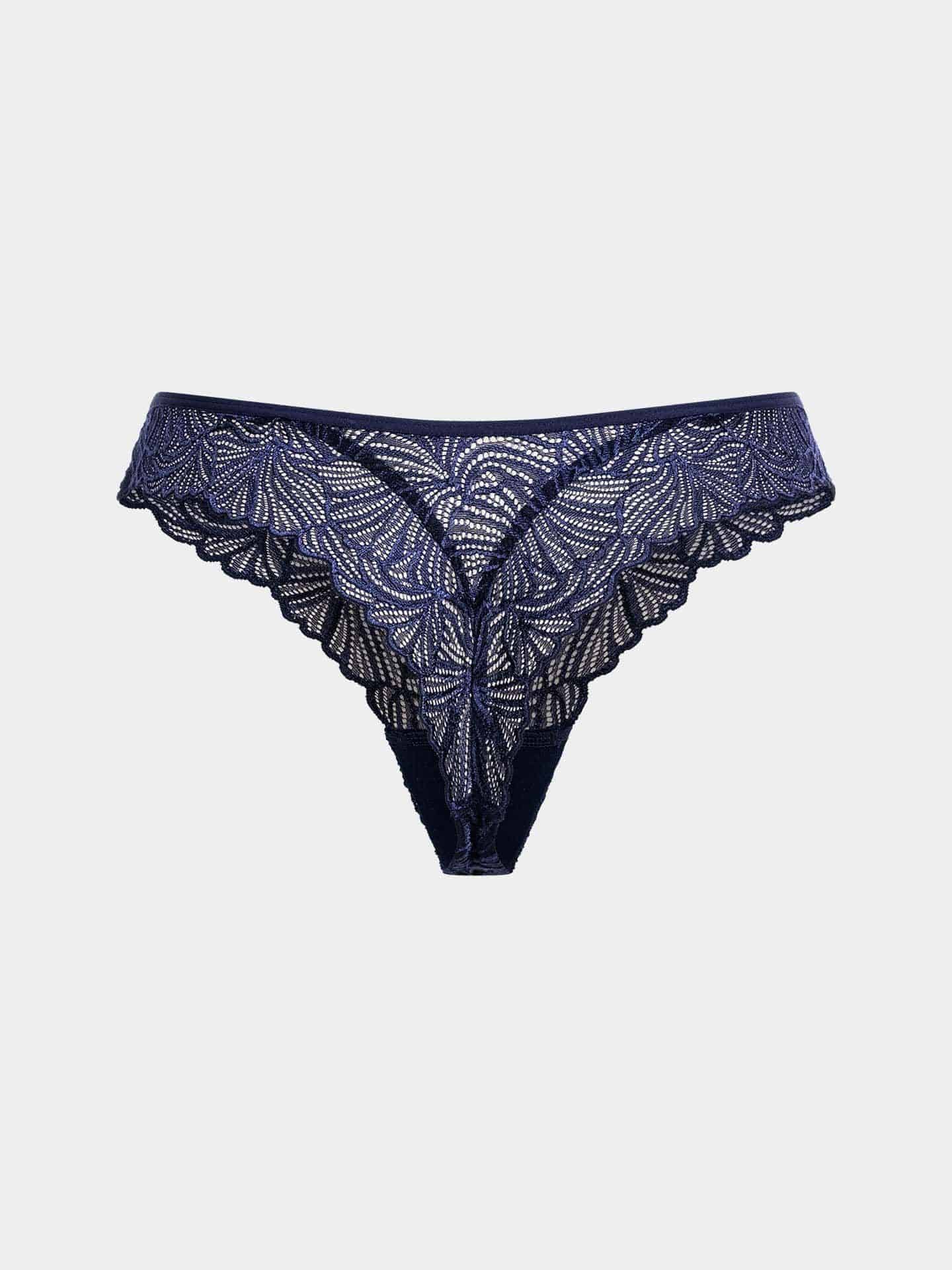 Fluid Lace Brazil String mitternachtblau 38