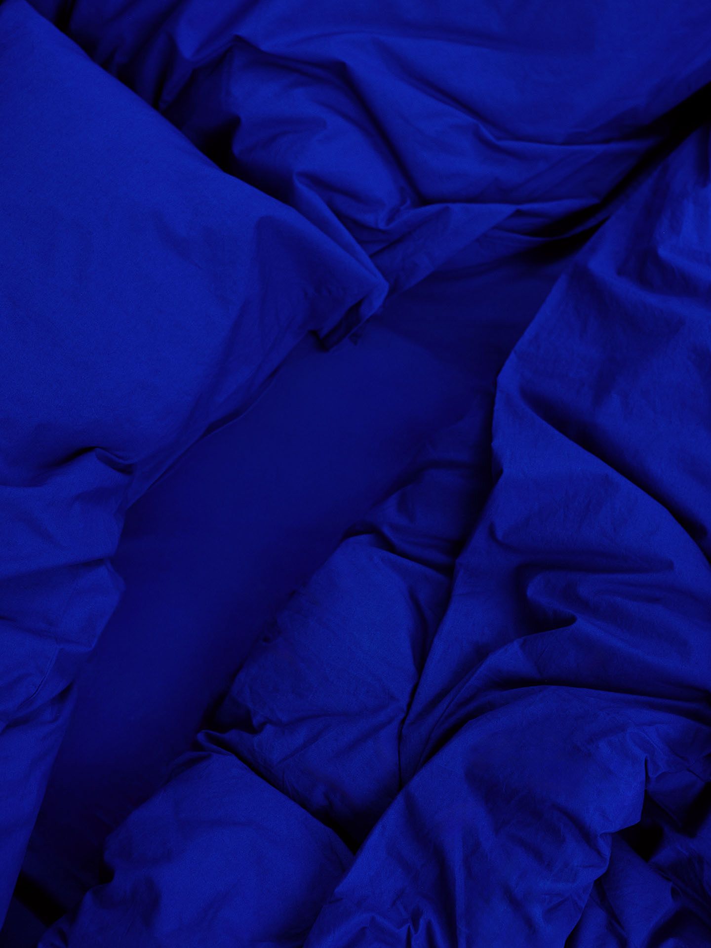 Cotton Select fitted sheet bright blue 180x200
