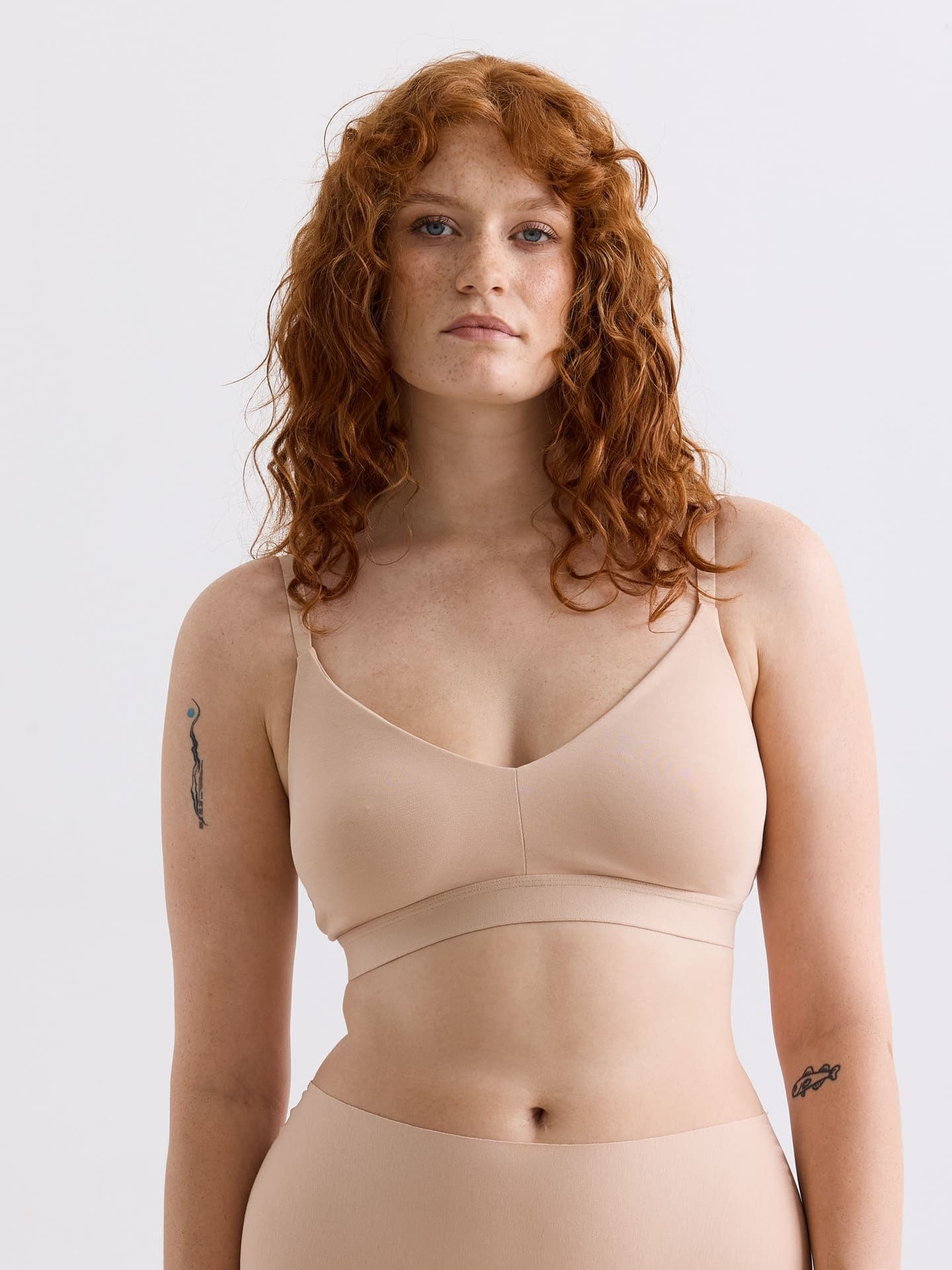Casual Cotton Bralette mit herausnehmbaren Pads ton M
