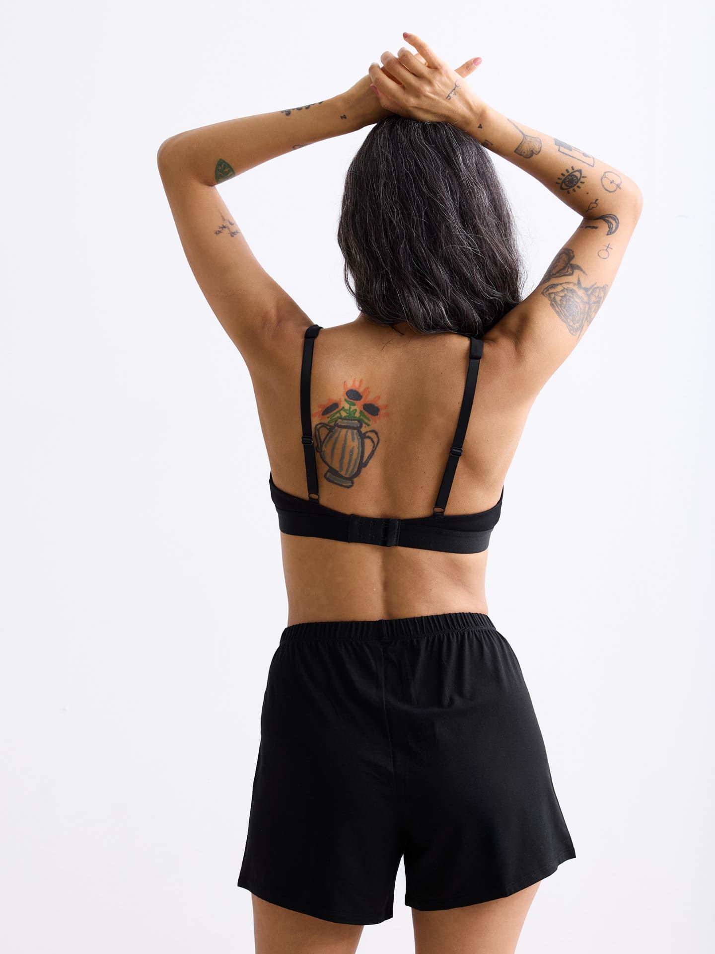 Light Touch Sleep Shorts black 38