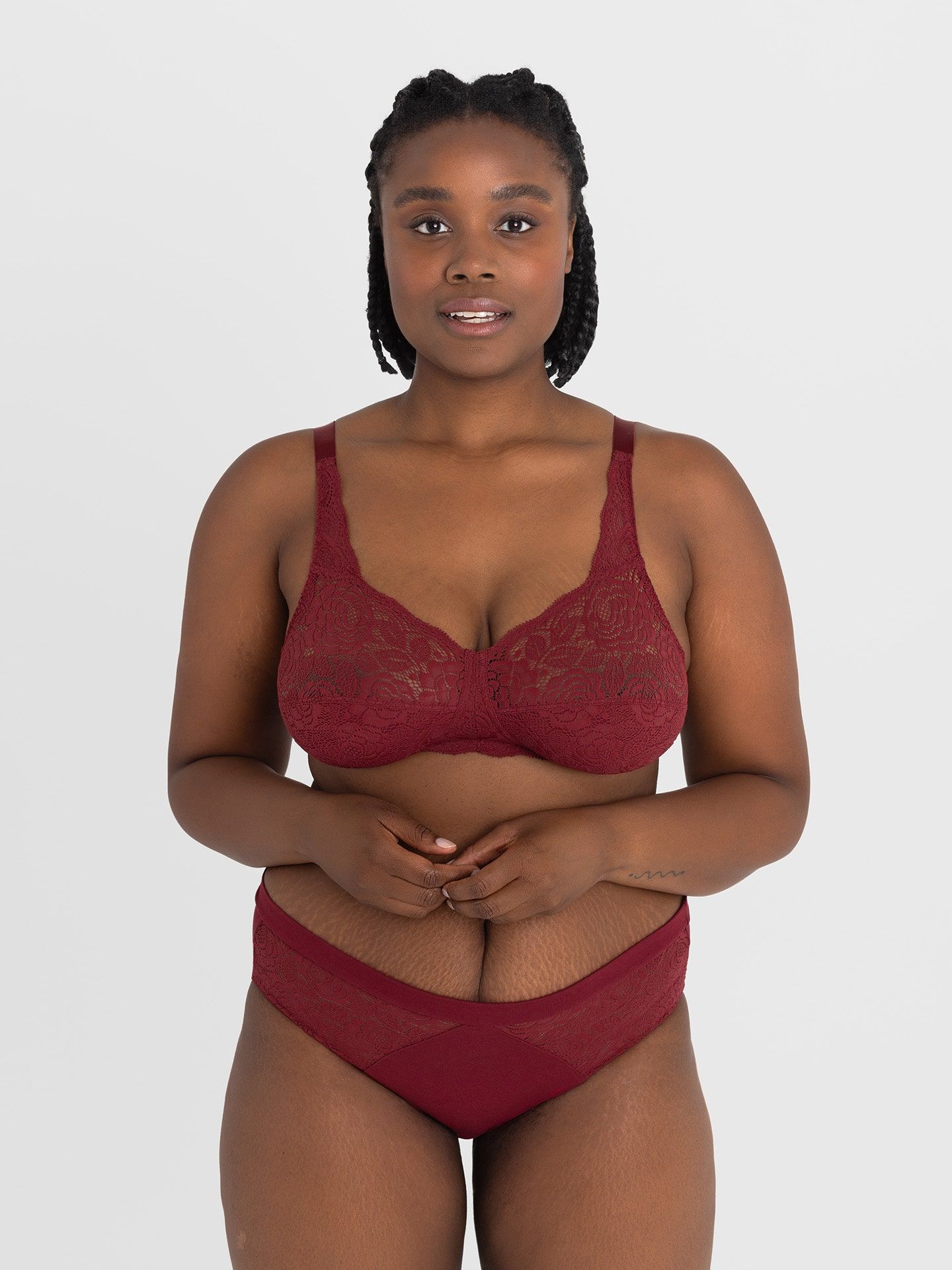 Annemarie Slip weinrot 40