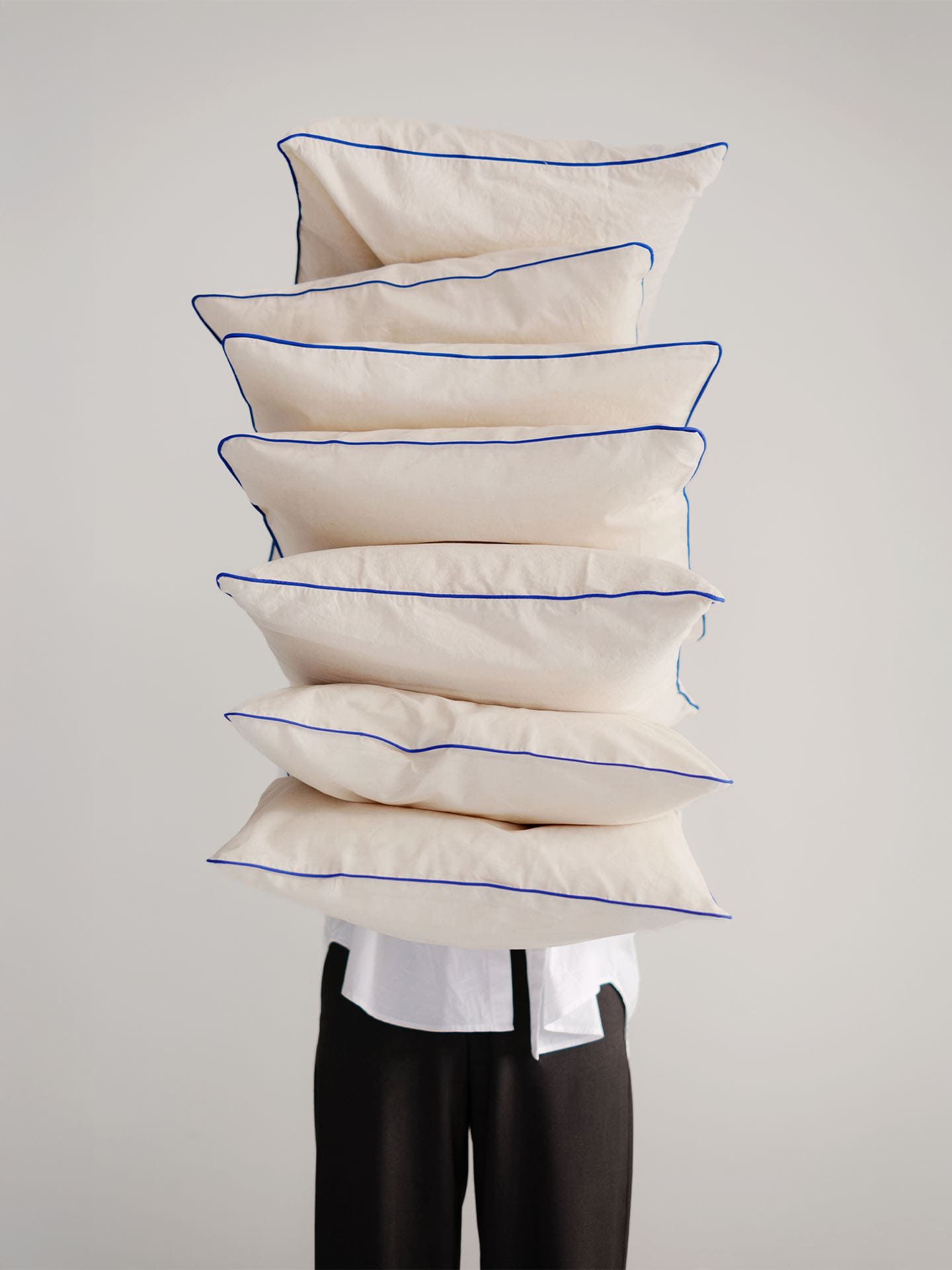 allesorten x erlich textil Kissenbezug mit Stickerei natur