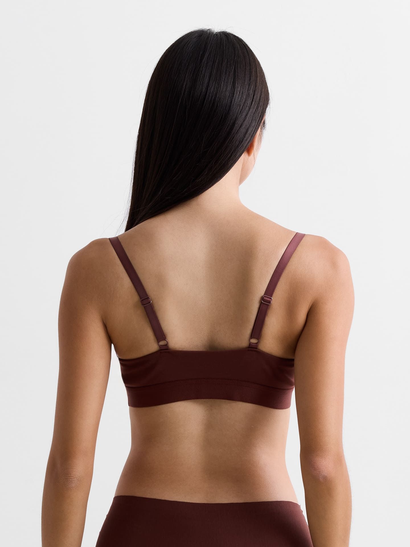 Casual Cotton Bralette with removable Pads umber M