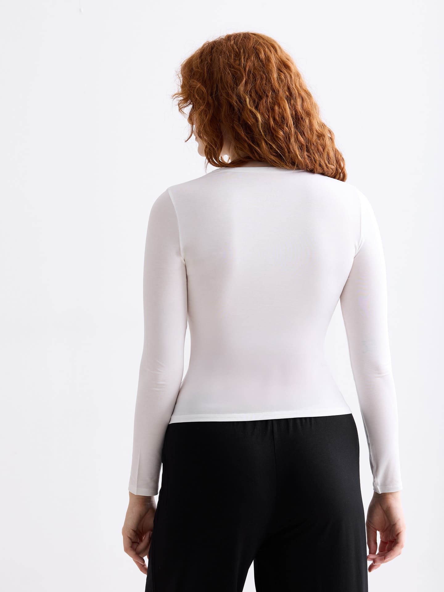 Light Touch Fitted Longsleeve ecru 44