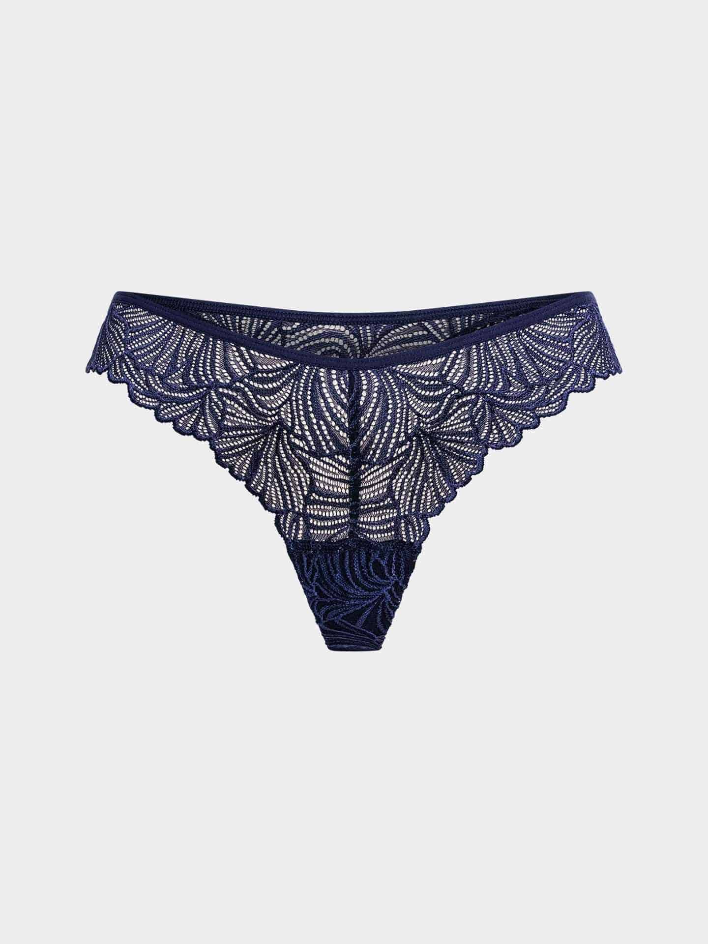 Fluid Lace Brazil String mitternachtblau 38