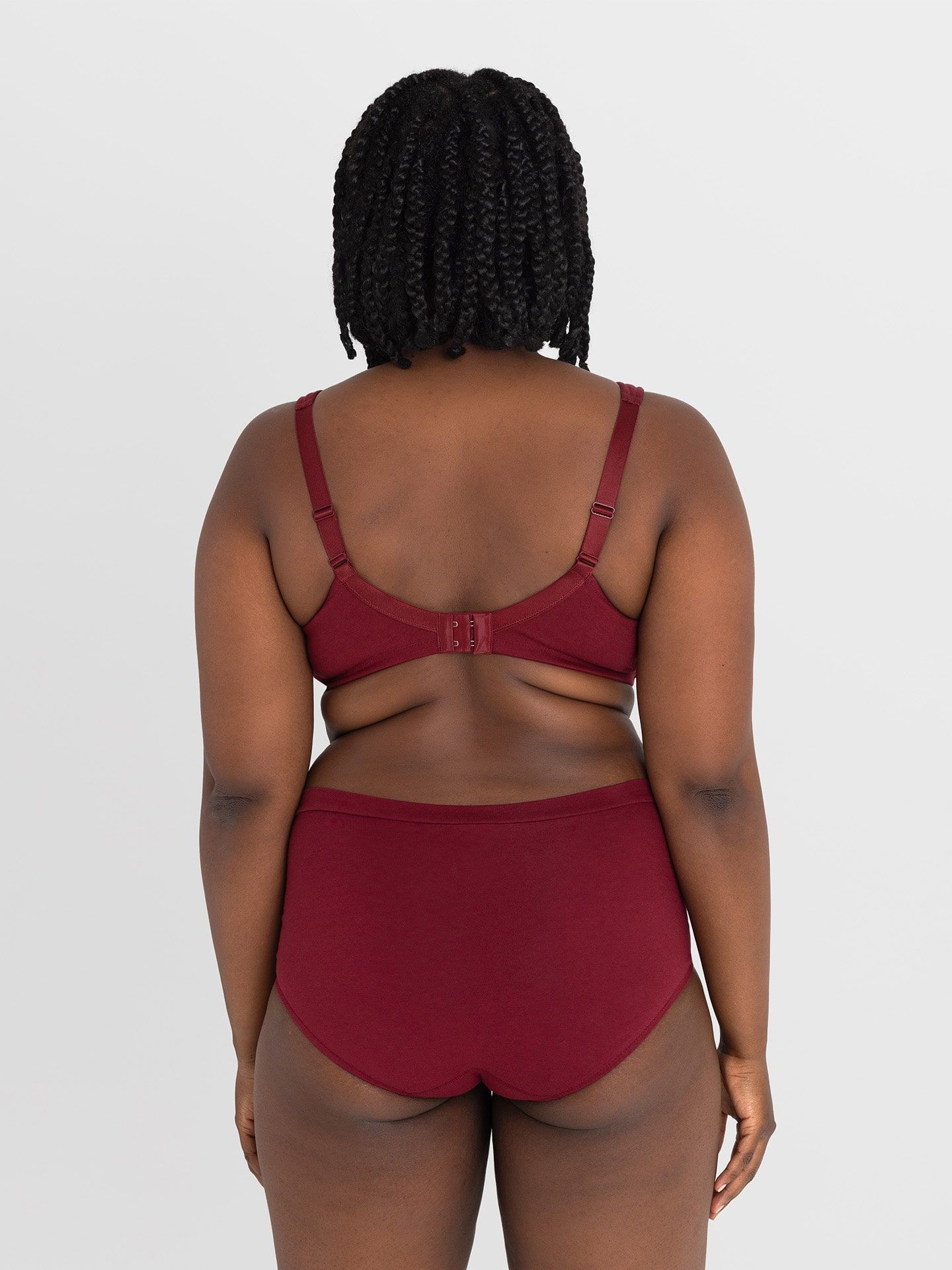 Henriette minimizer bra wine red 75C