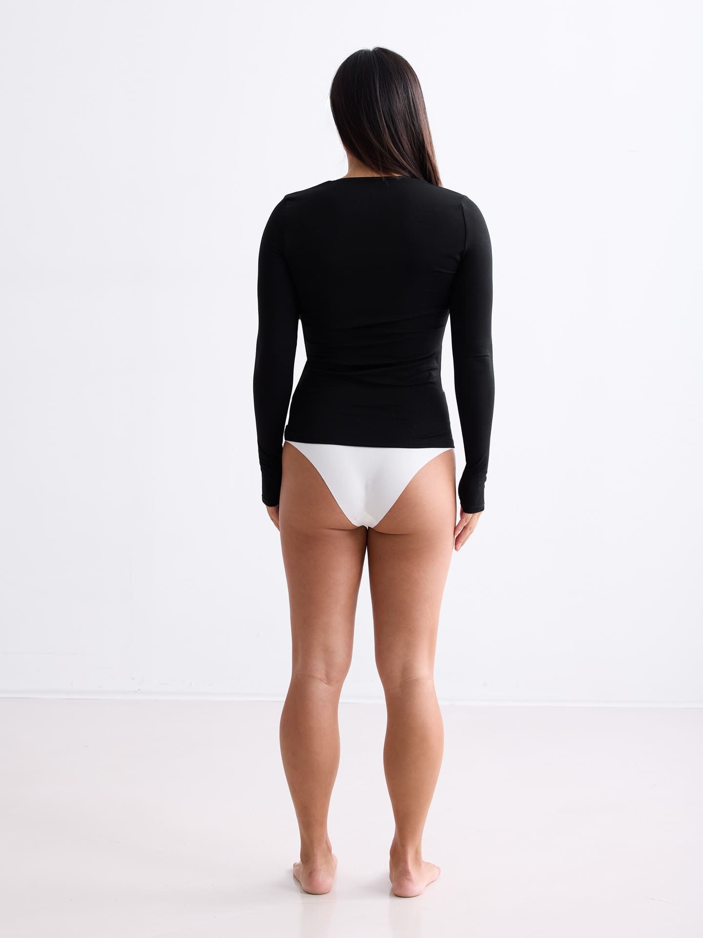 Light Touch Ballet Neck Longsleevet black 38