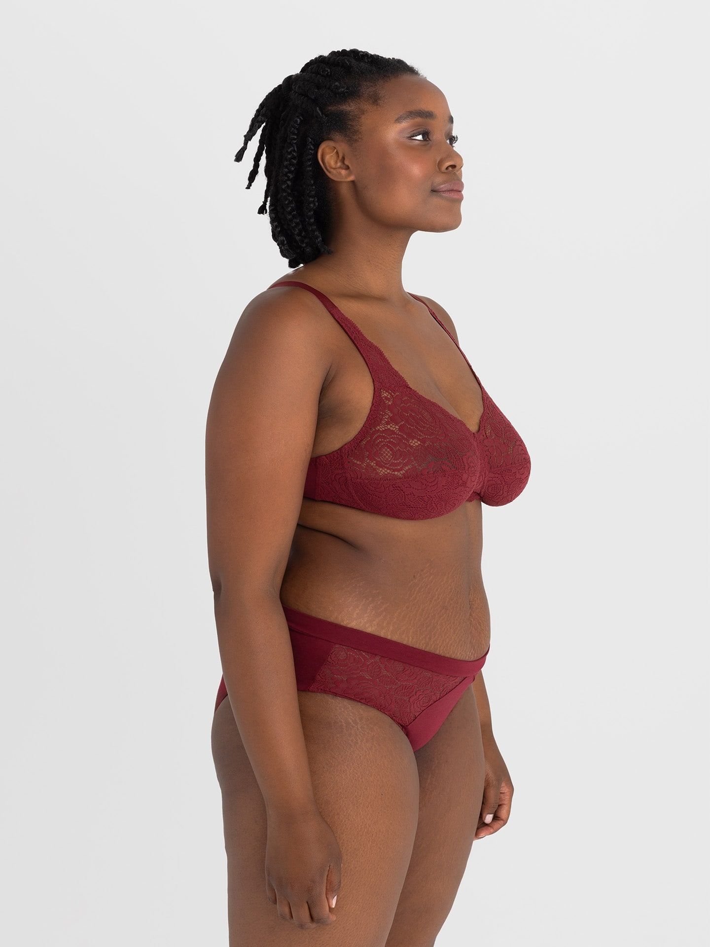 Annemarie Slip weinrot 40
