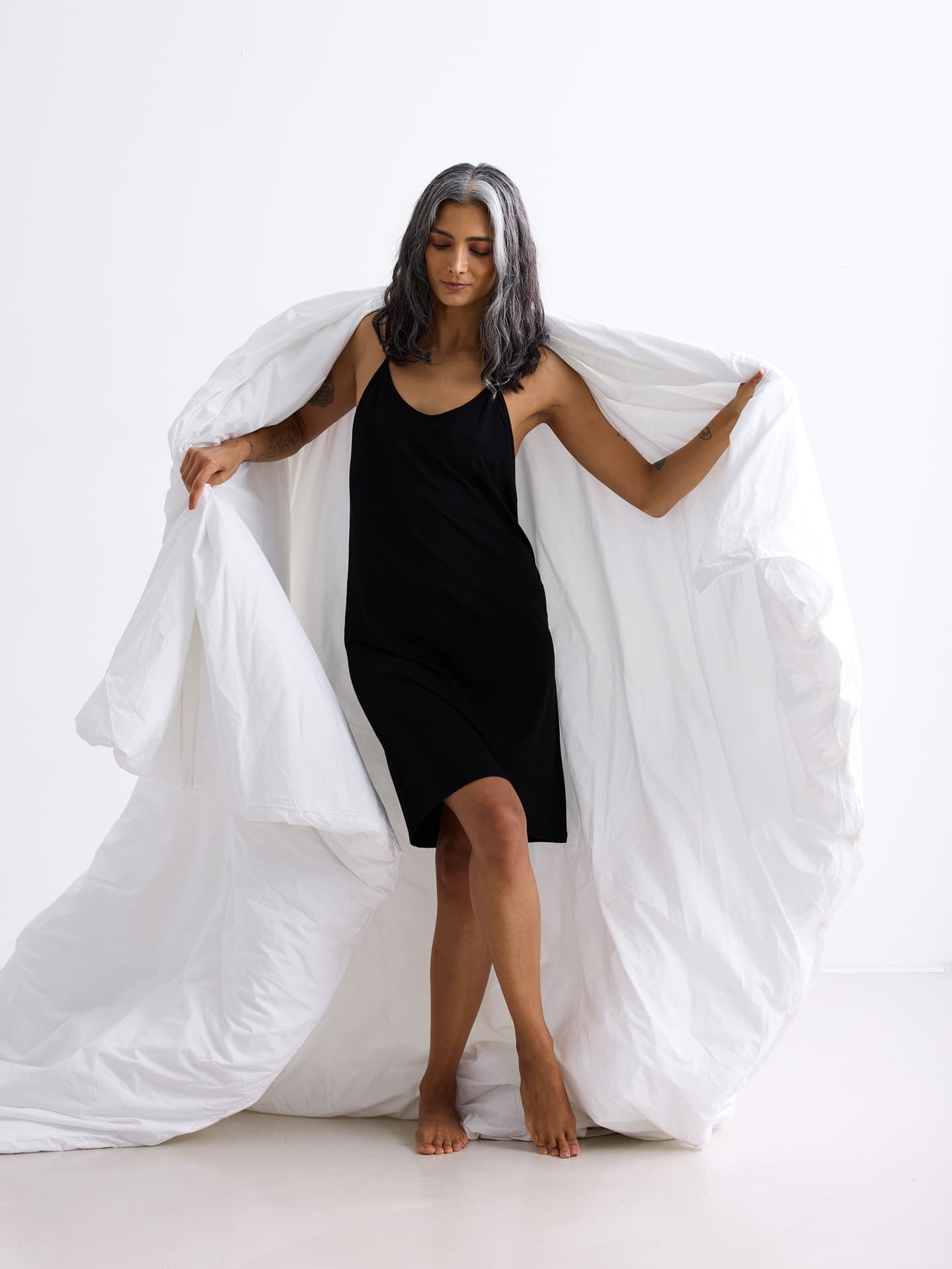 Light Touch Strappy Nightgown black 42