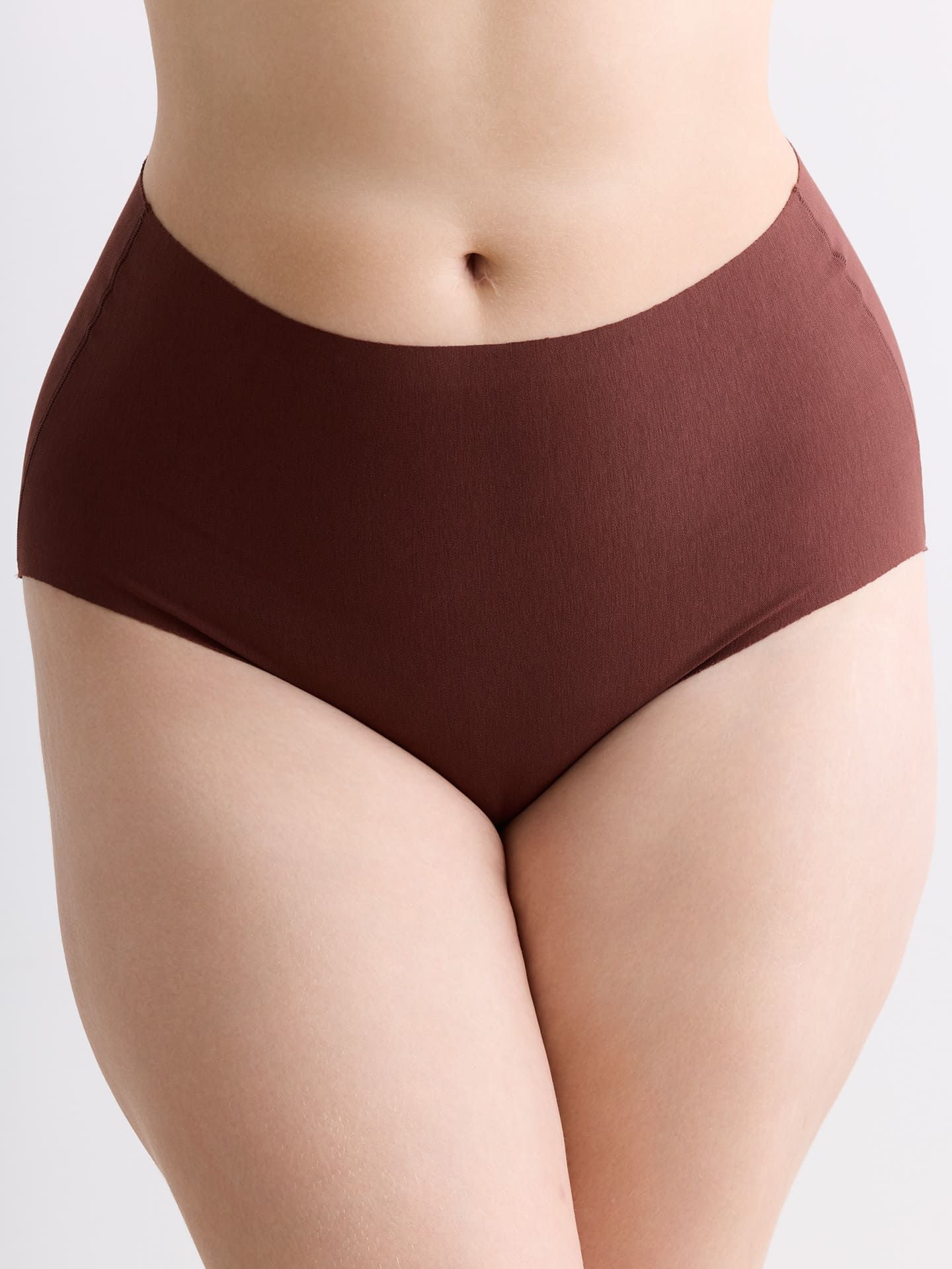 Casual Cotton High Waist Slip umbra XS