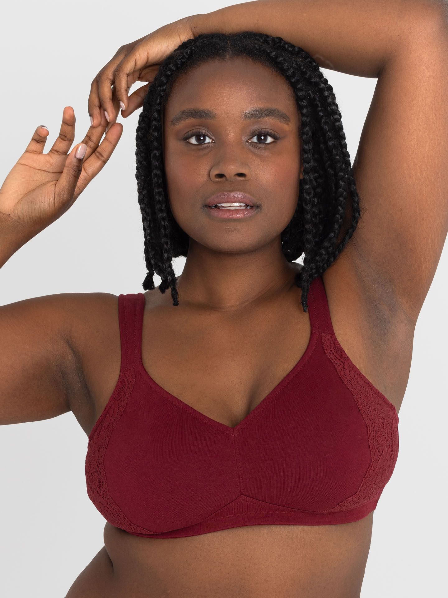 Henriette minimizer bra wine red 75C