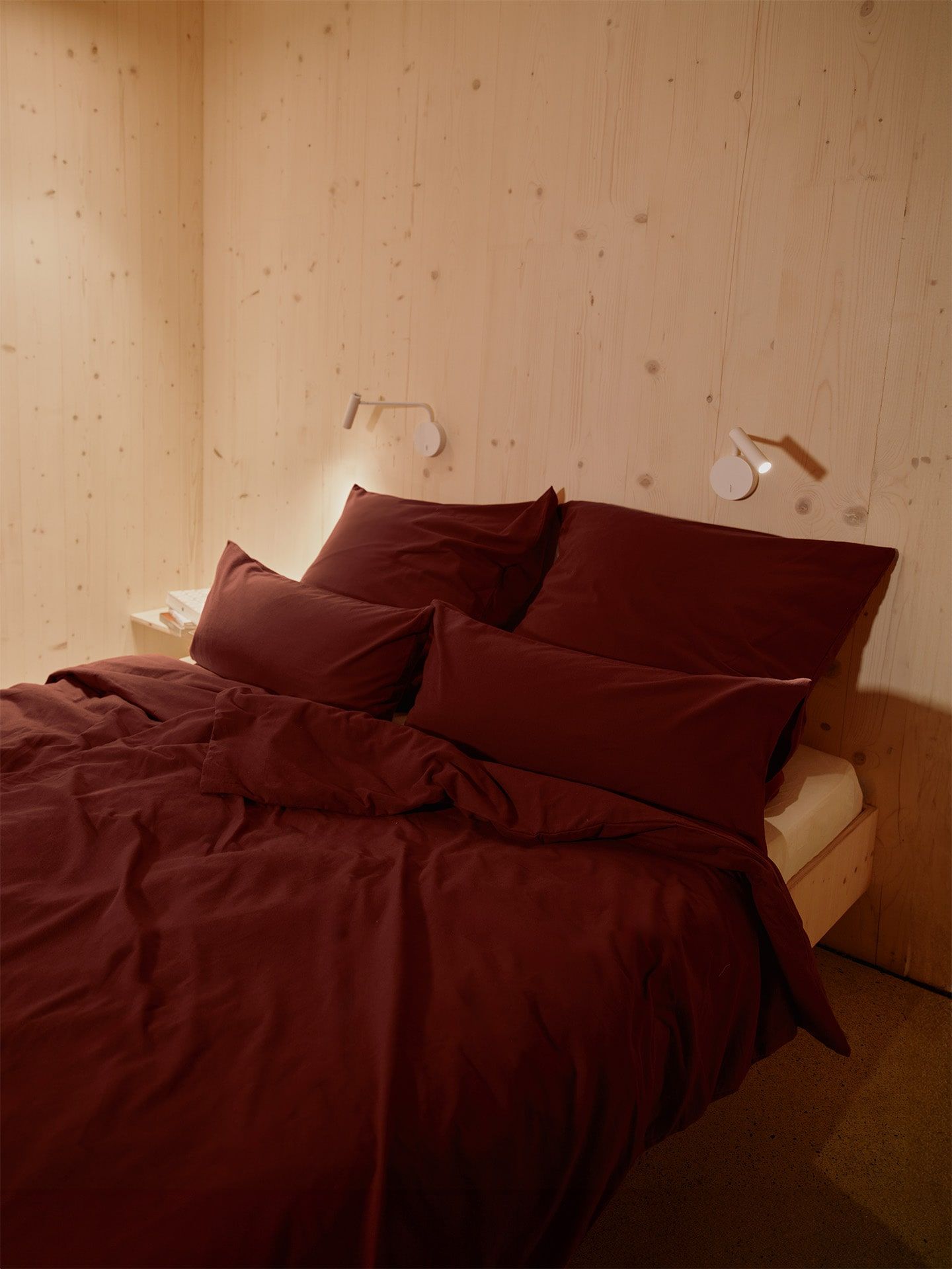 Cotton Select pillowcase maroon 65x100