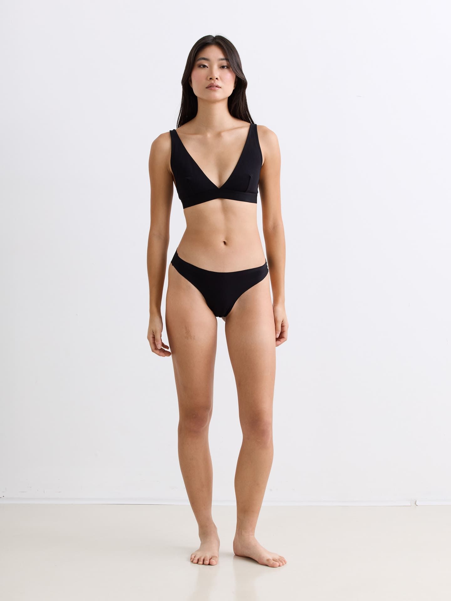 Casual Cotton Brazil Slip schwarz S