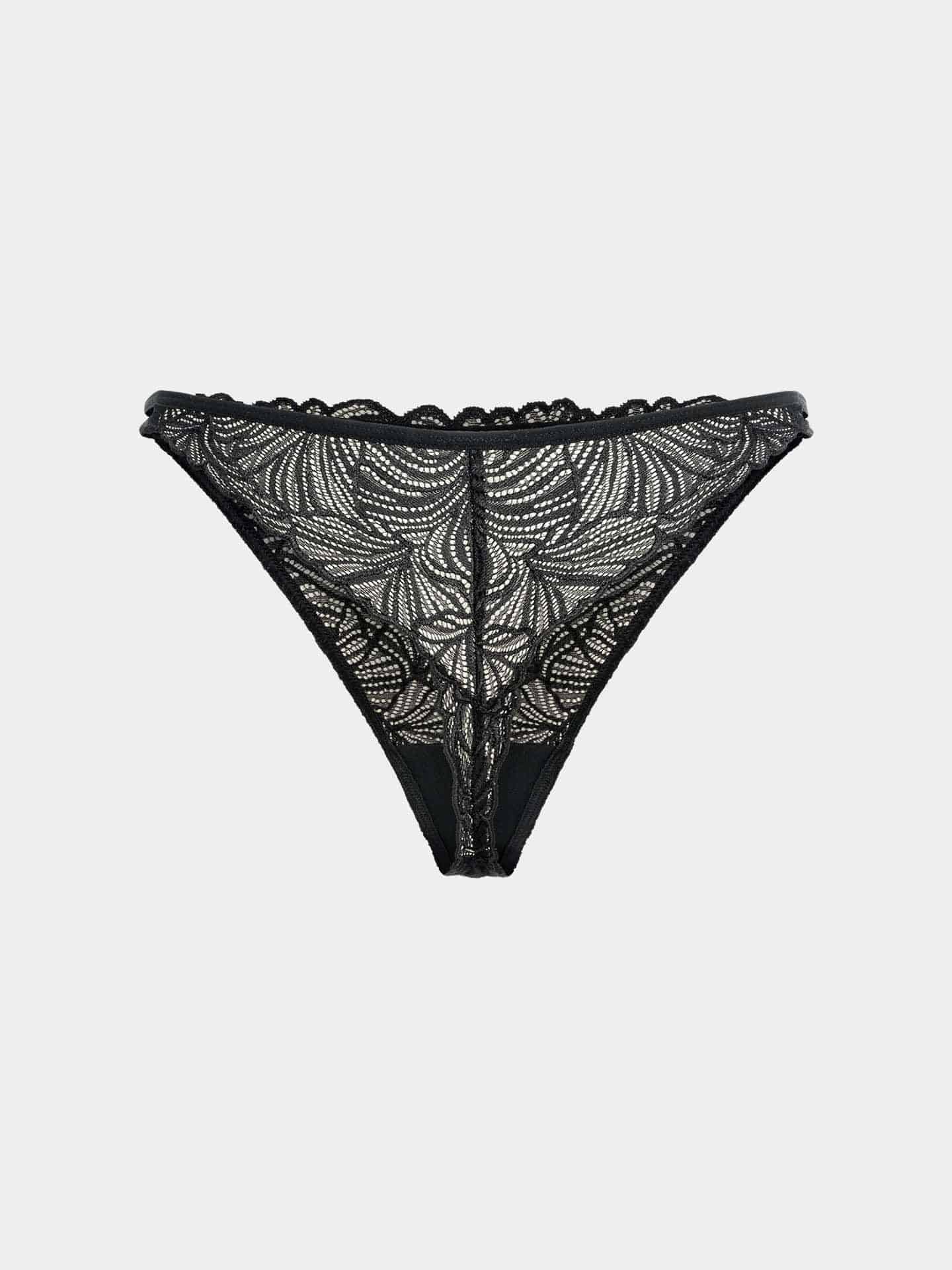 Fluid Lace String black 38