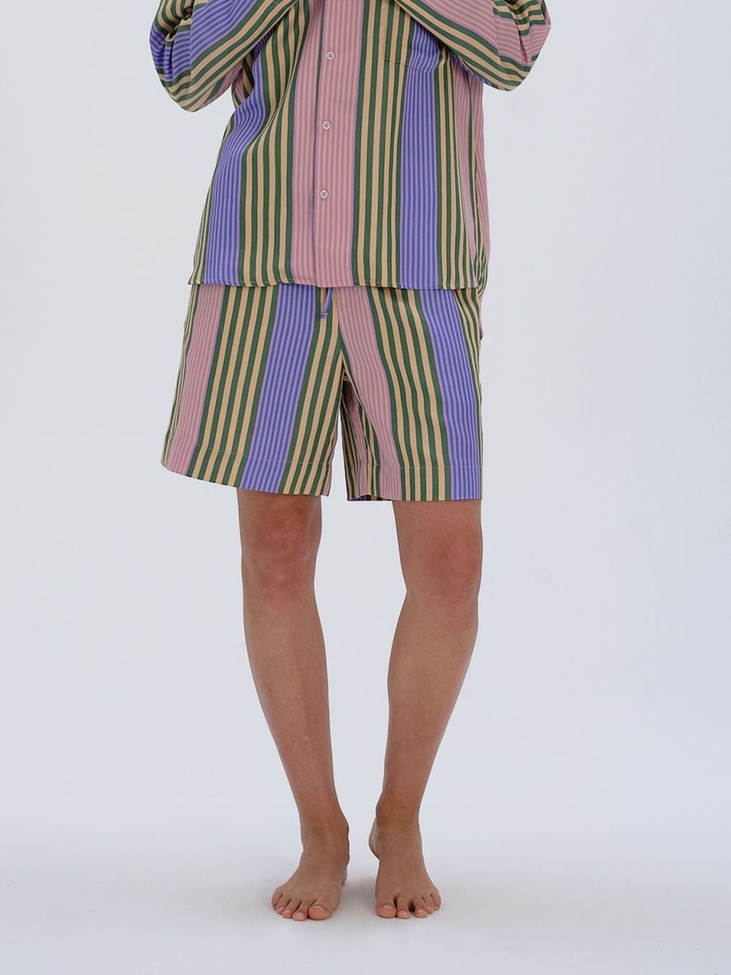 Avonté Pyjama Shorts funky stripe Nightwear Size L