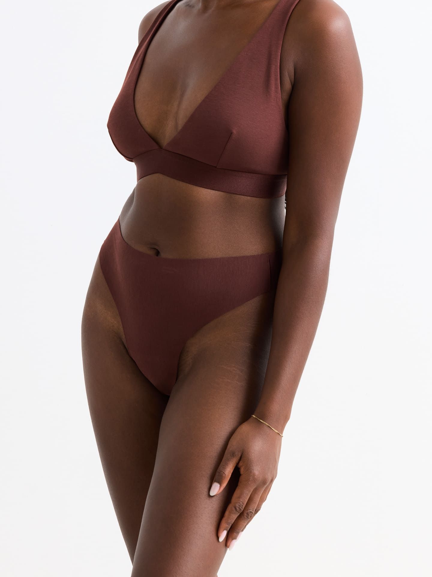 Casual Cotton Thong umber XXL