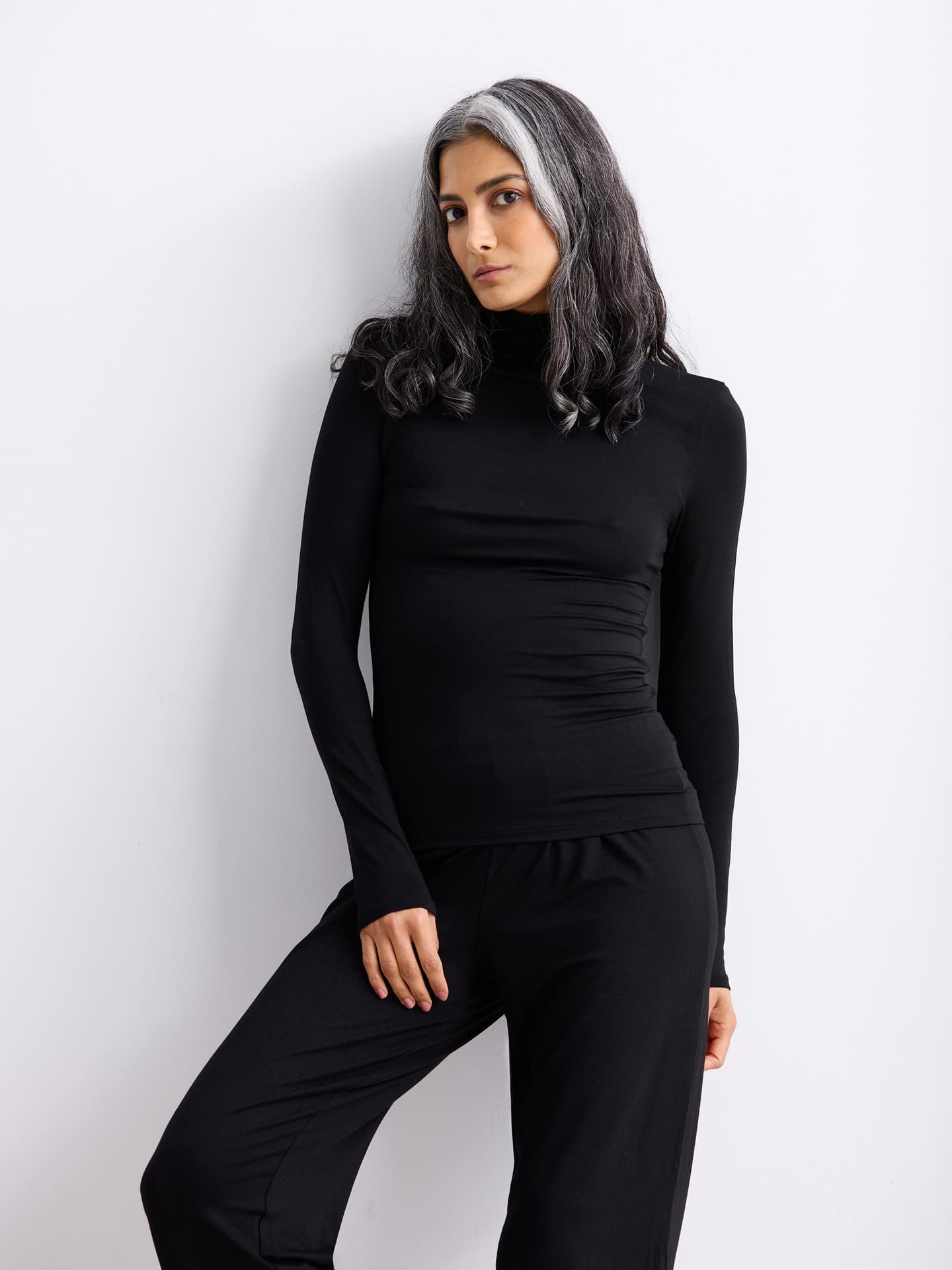 Light Touch Turtleneck Longsleeve black 34