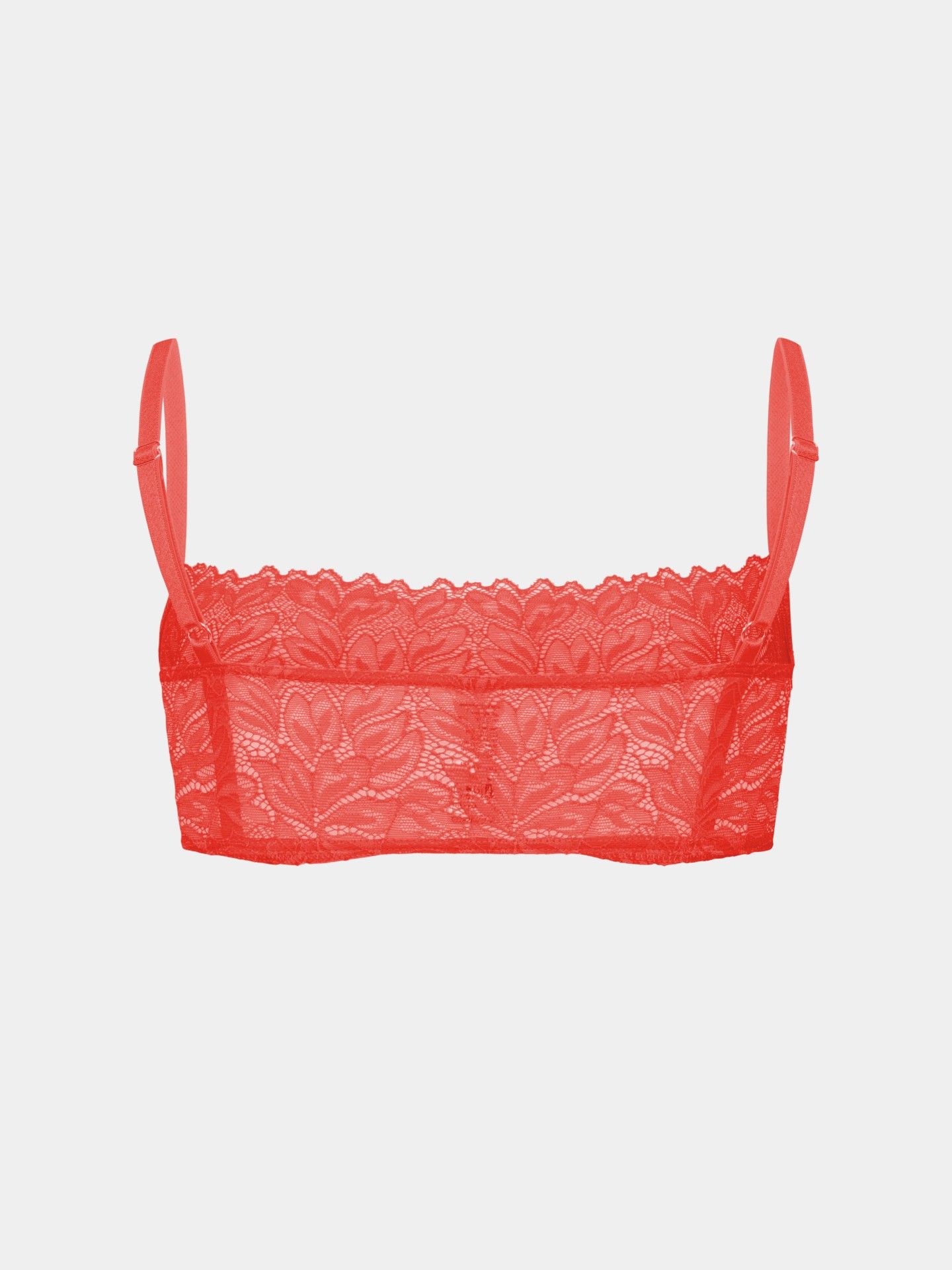 Dreamy Lace Bandeau Bralette wild orange 40