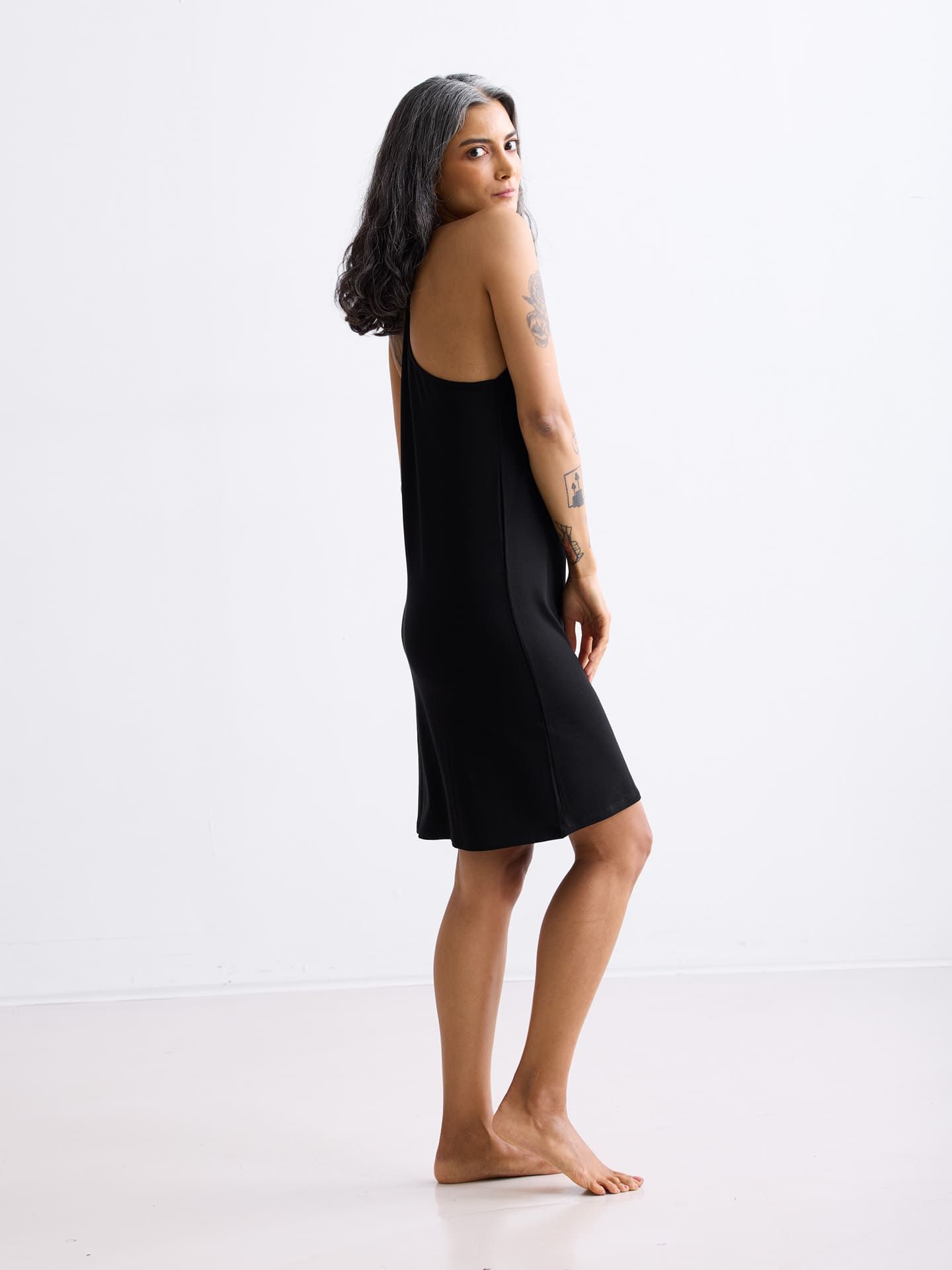 Light Touch Strappy Nightgown black 42