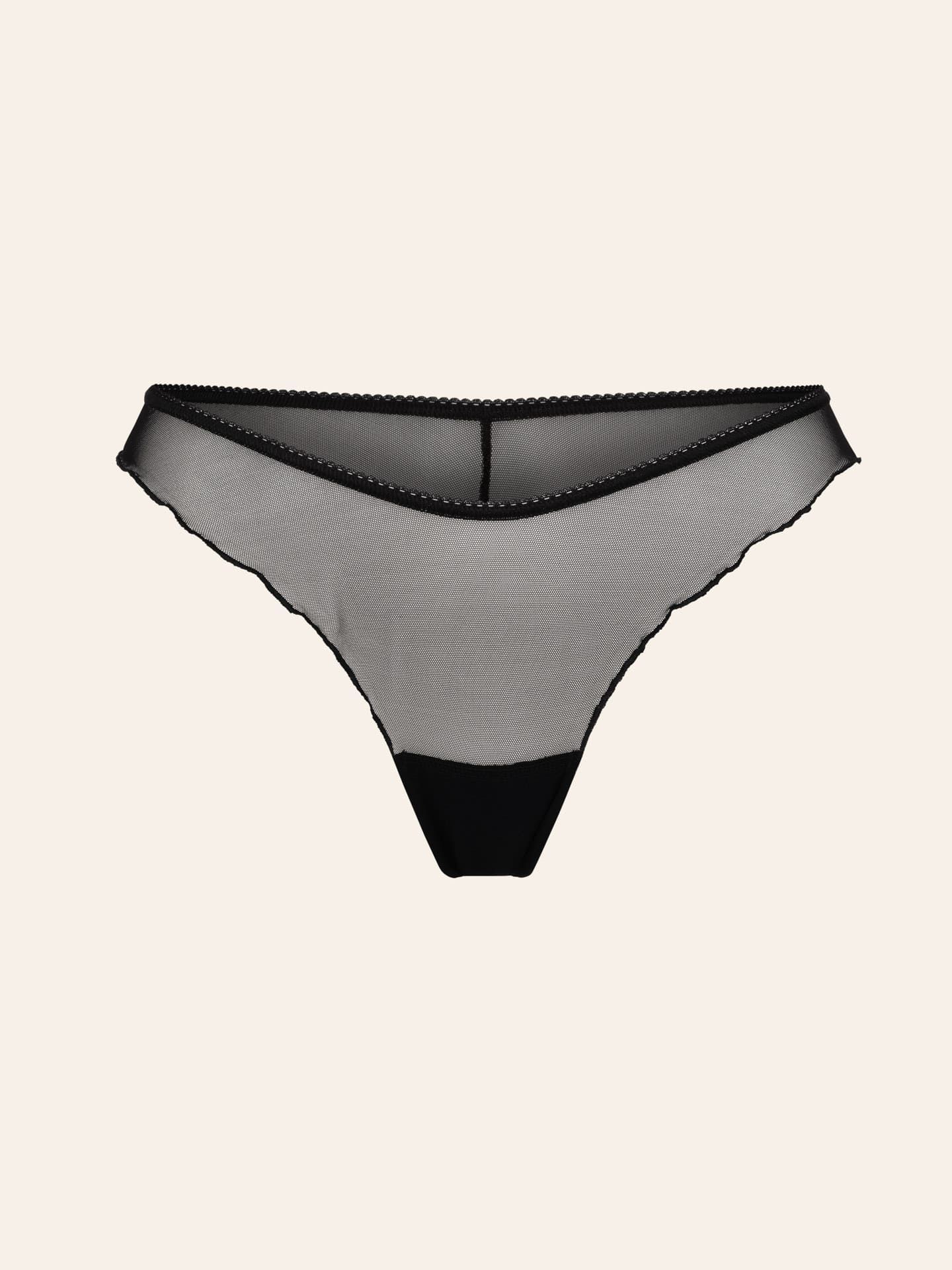 Iconic Mesh Brazil Thong black 34