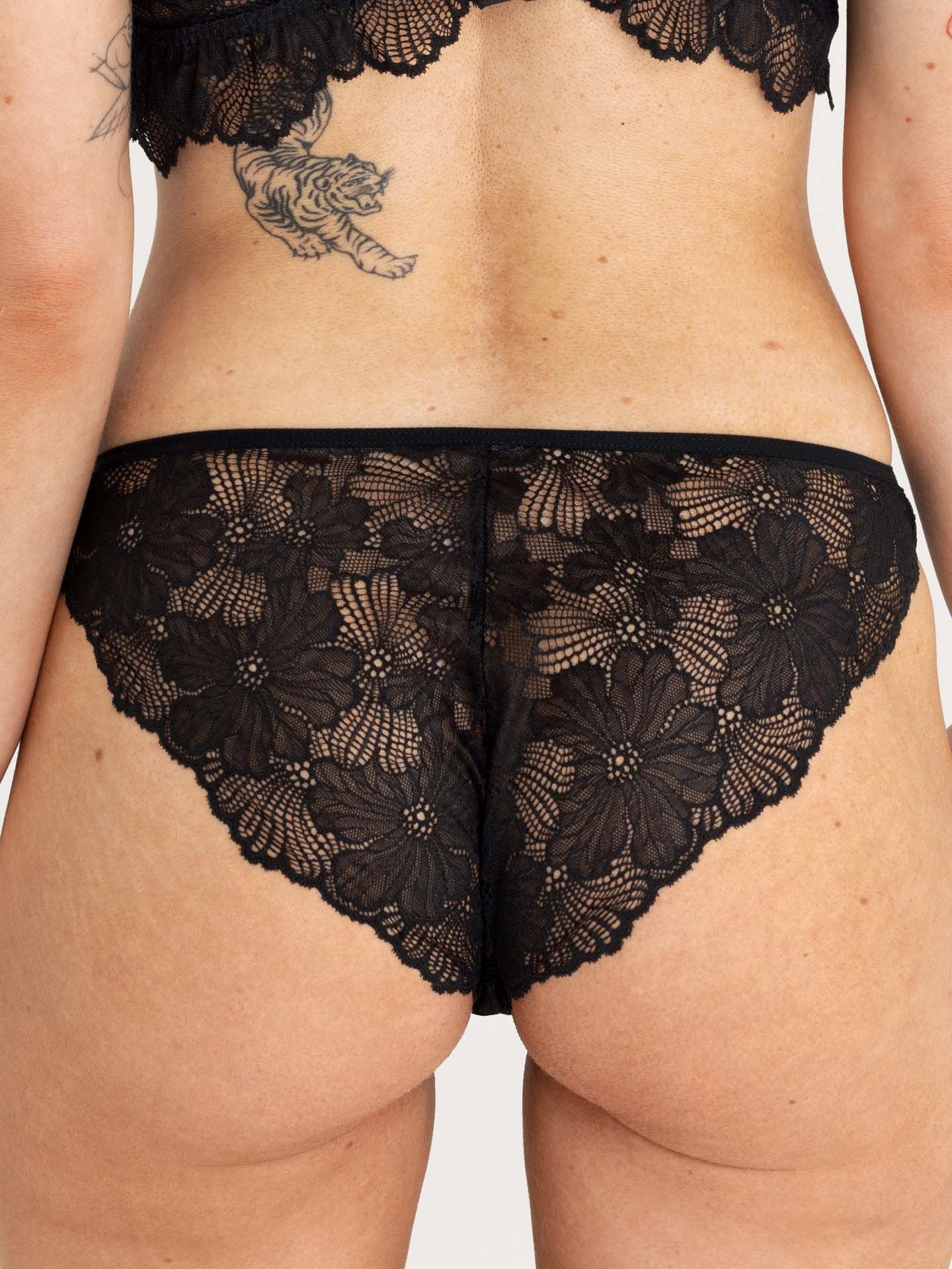 Classy lace briefs black 36