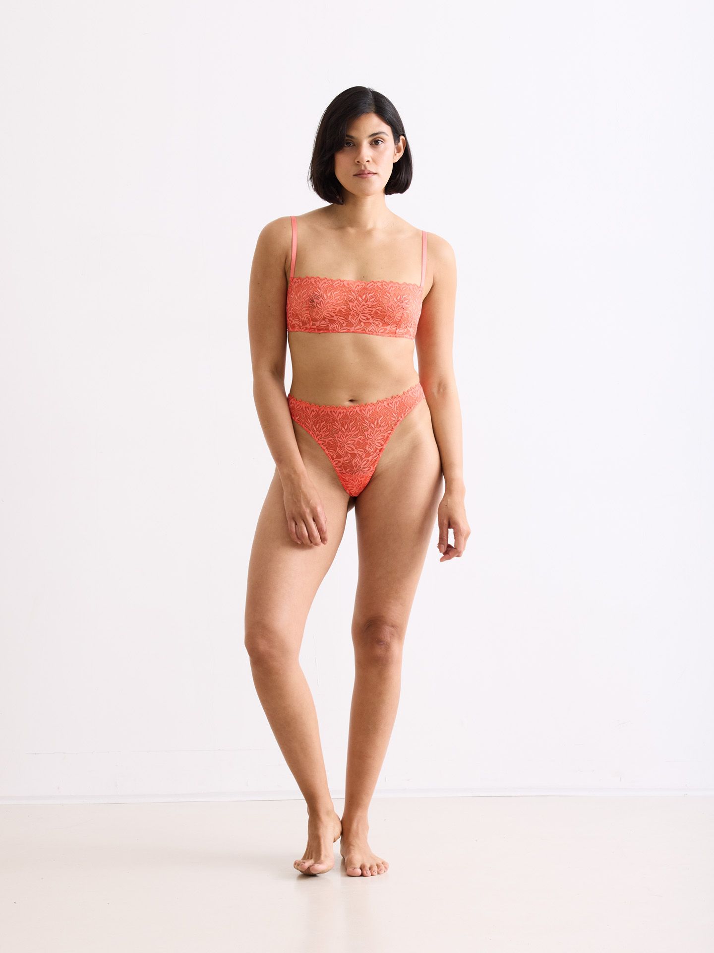 Dreamy Lace Thong wild orange 38