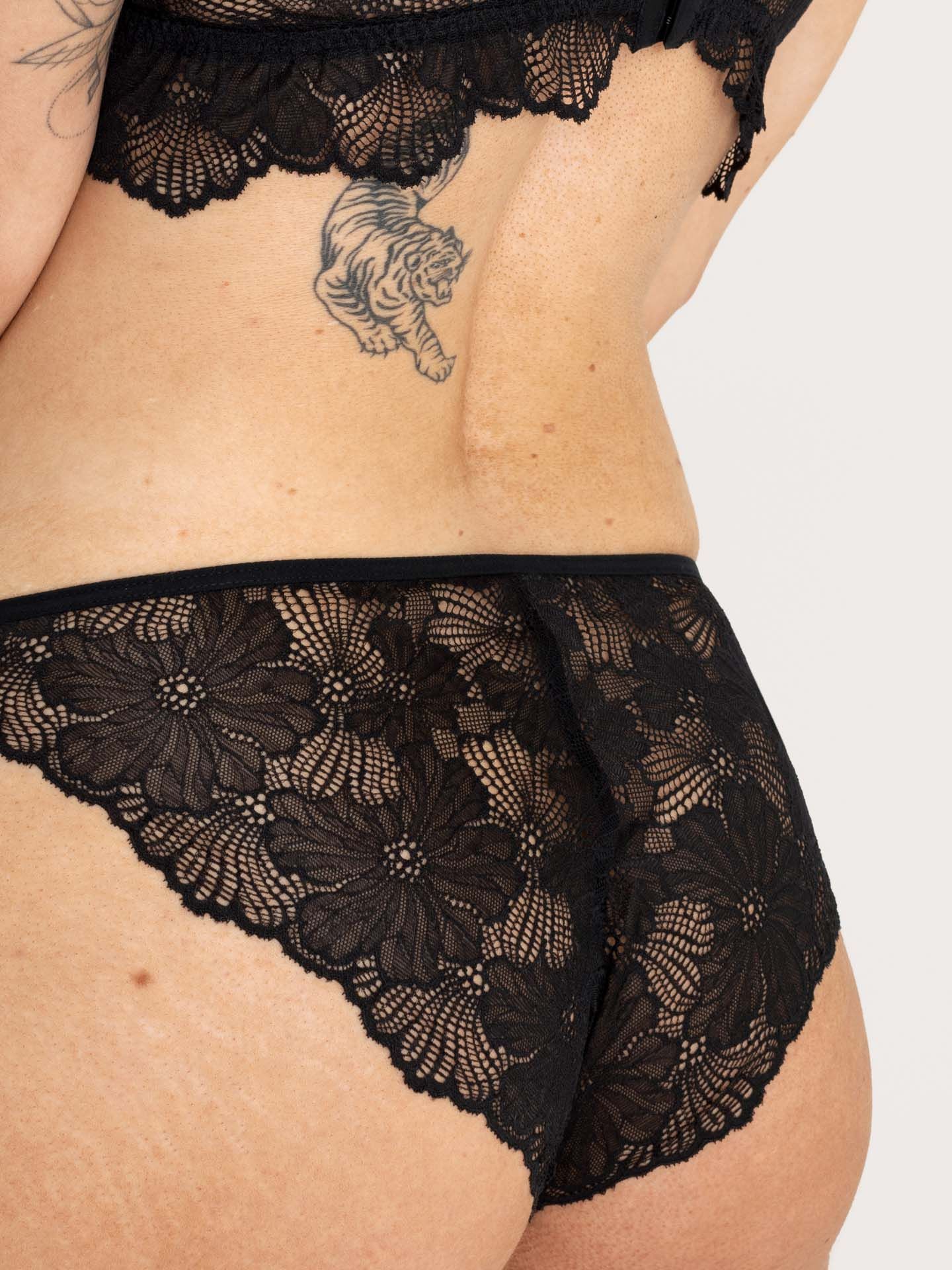 Classy lace briefs black 42