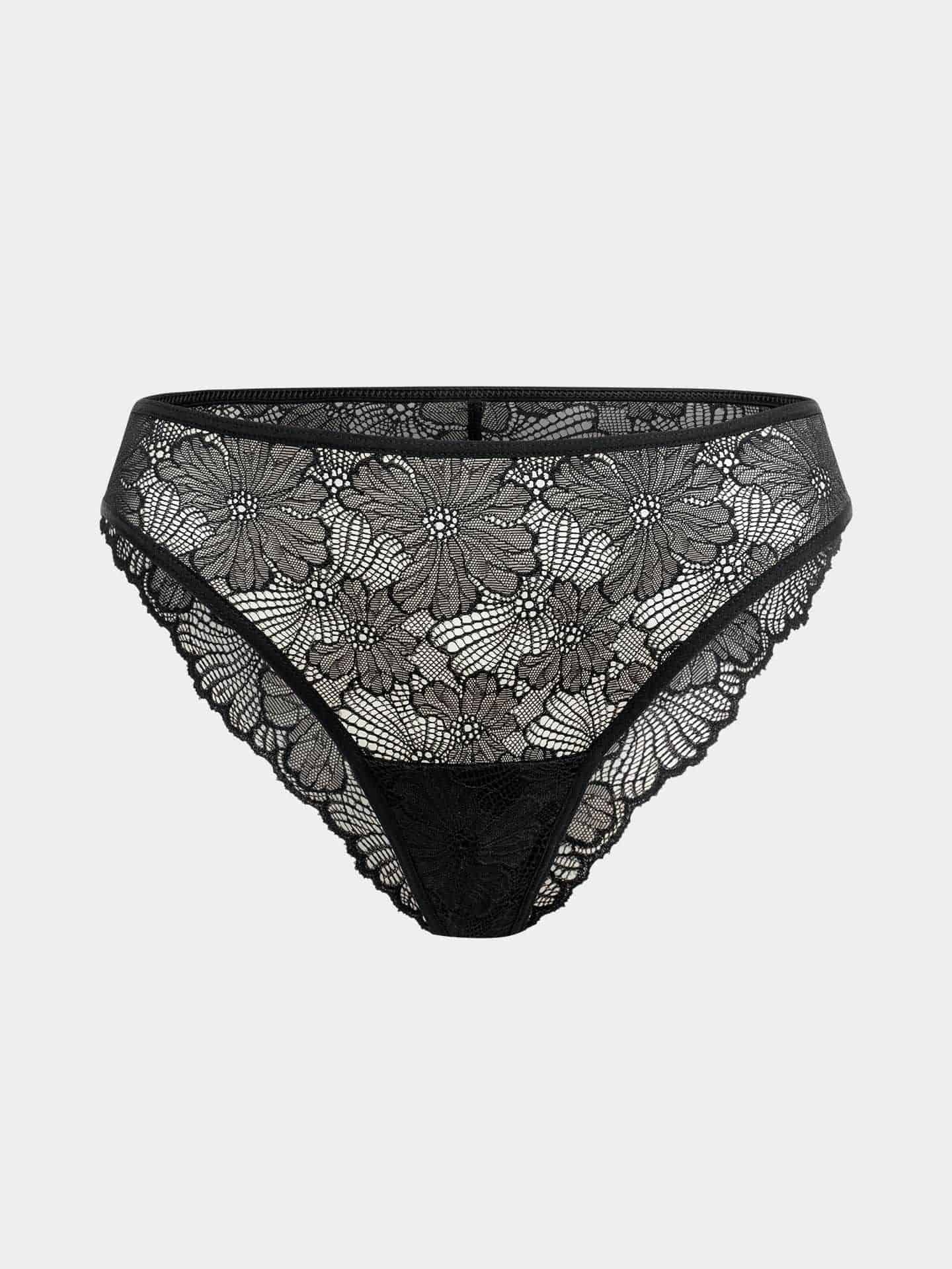 Classy lace briefs black 36